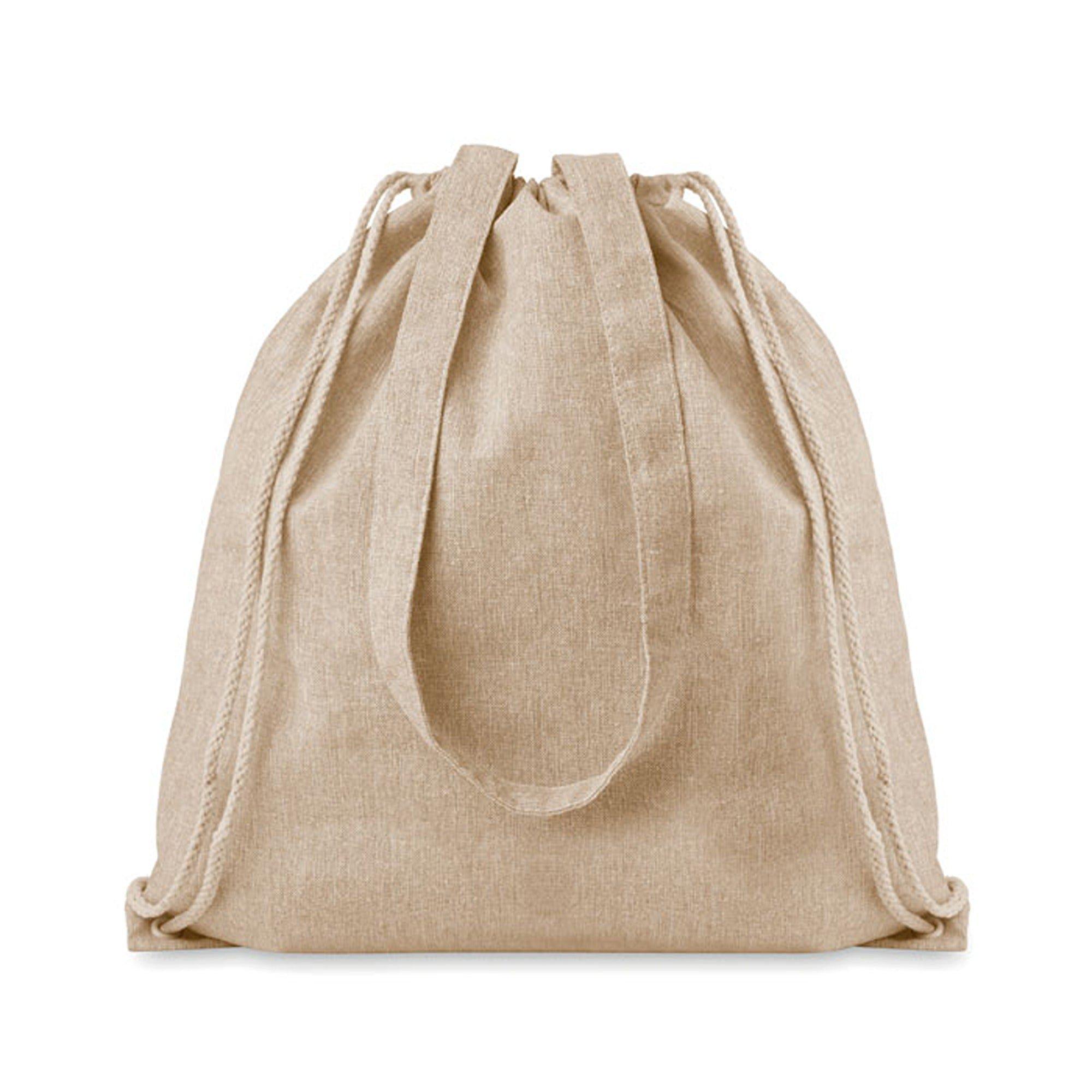 Treat Republic Beige Duo Drawstring Shopper Tote Bag