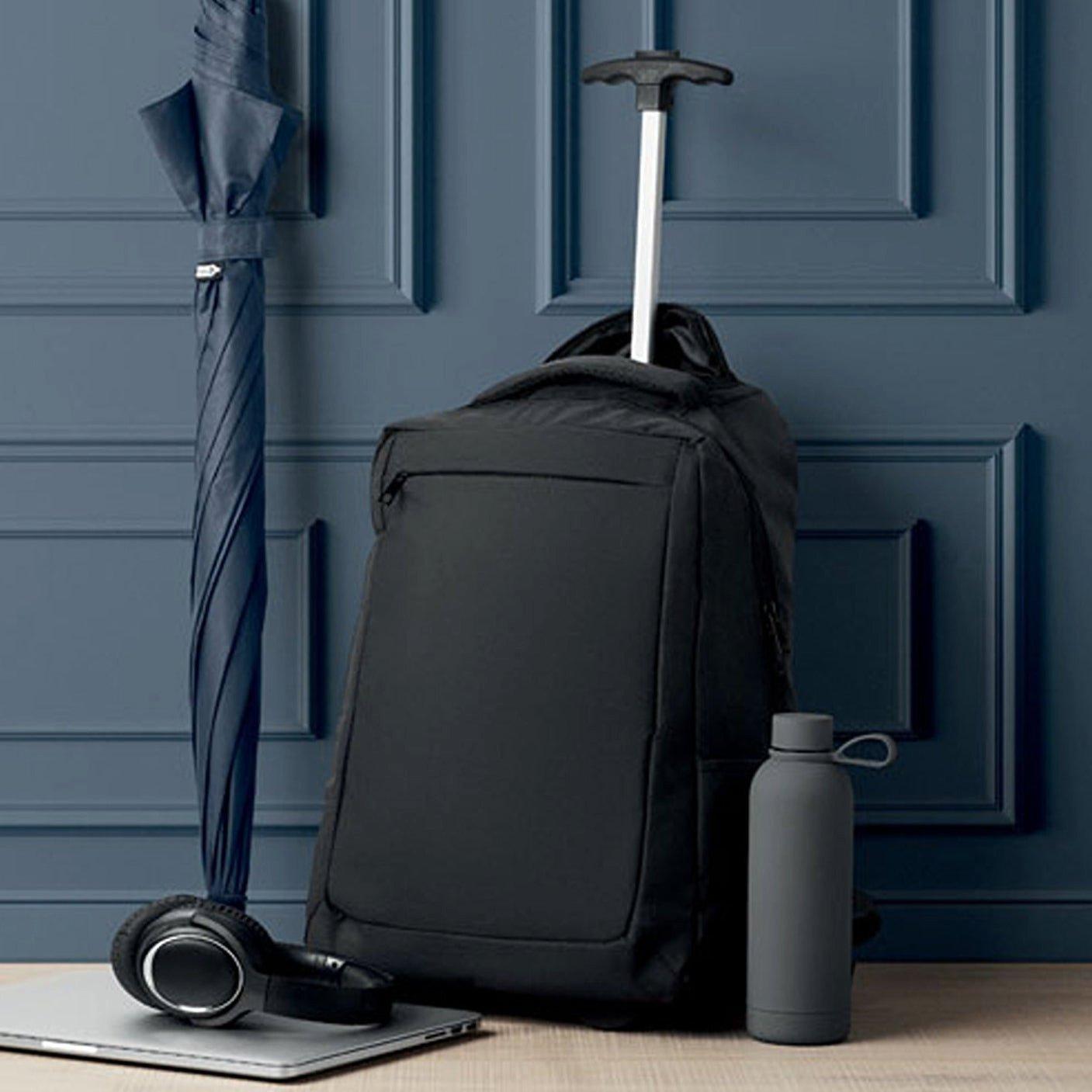 Treat Republic  Black Jetsetter Backpack Trolley - Standard