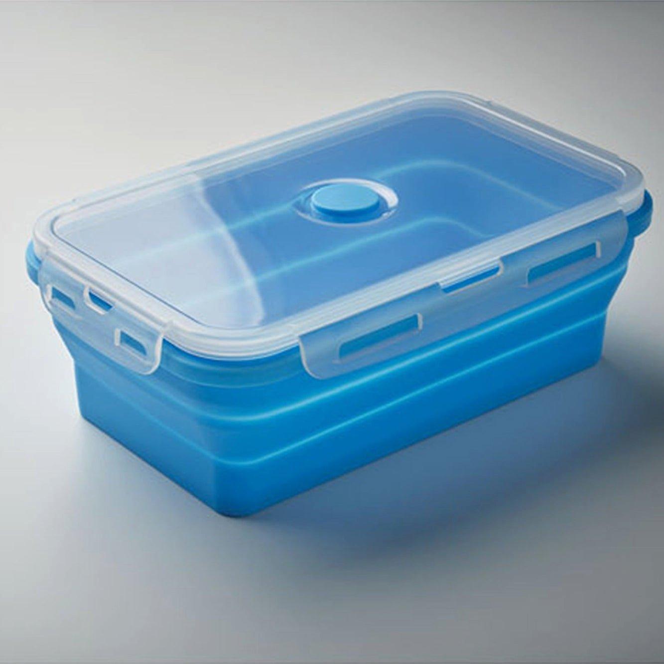 Light Blue - Treat Republic - Light Blue Collapsible Lunch Box