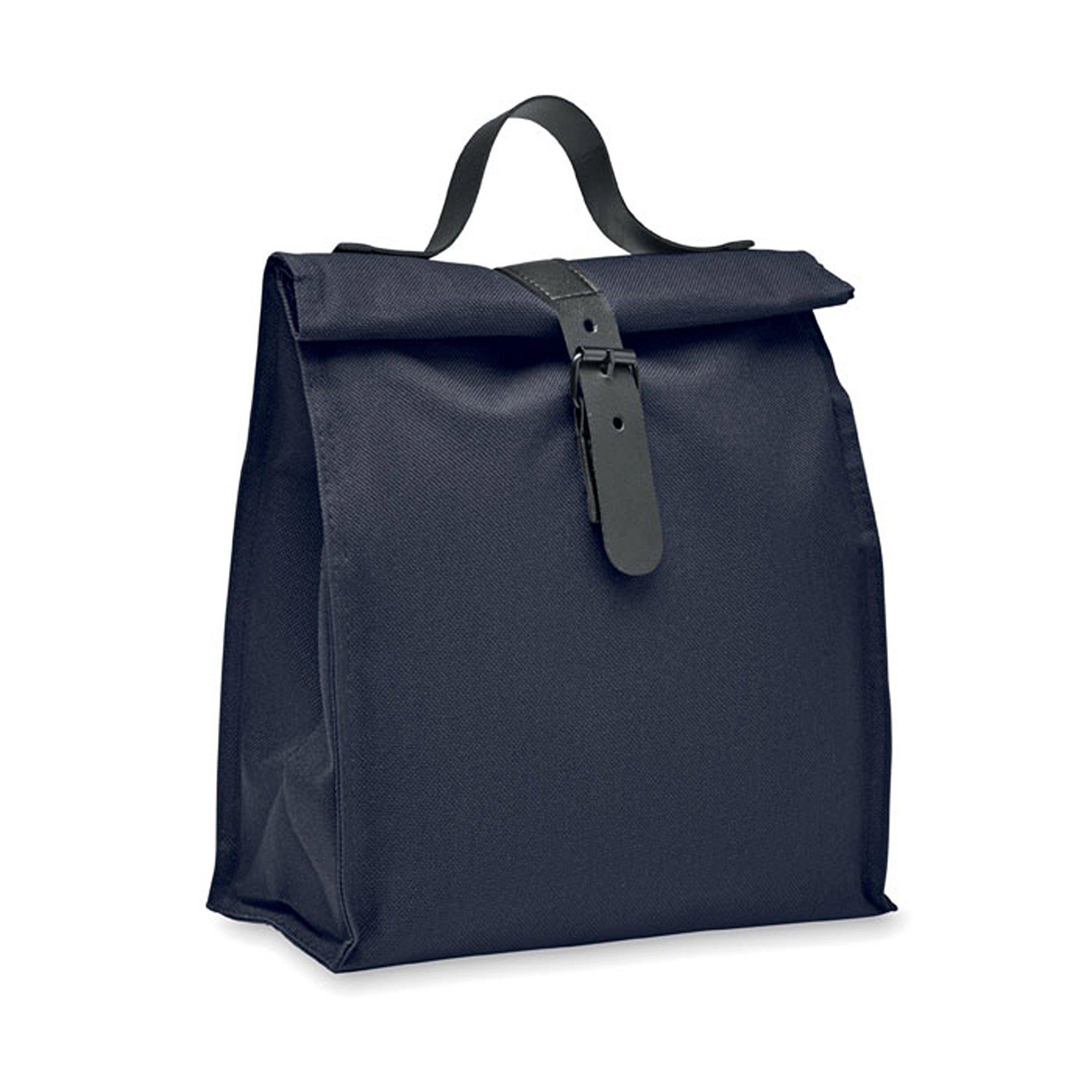 Navy Blue - Treat Republic - Navy Insulated Rolltop Cooler Bag