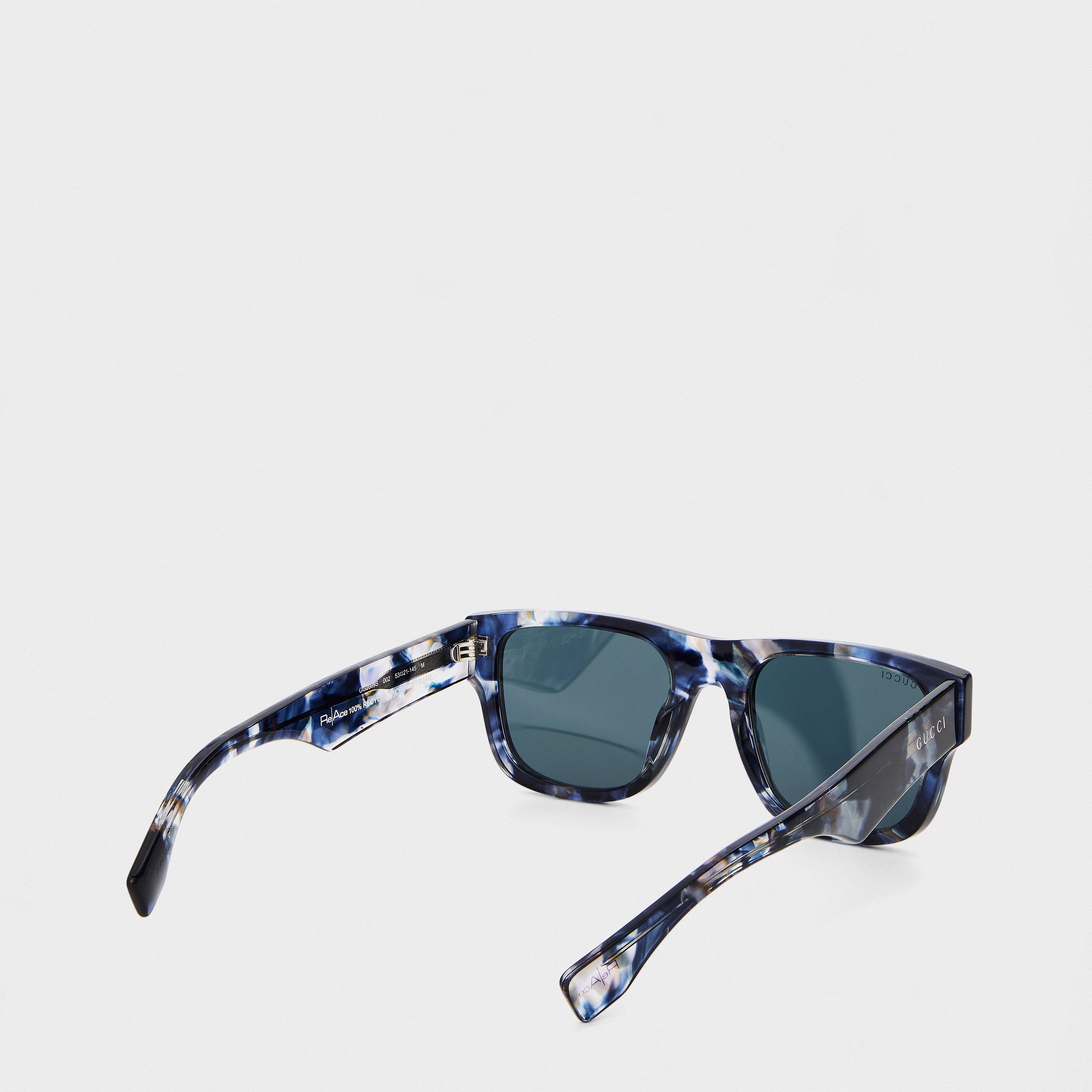 Havana - Gucci - Men's Rectangle Sunglasses - 2