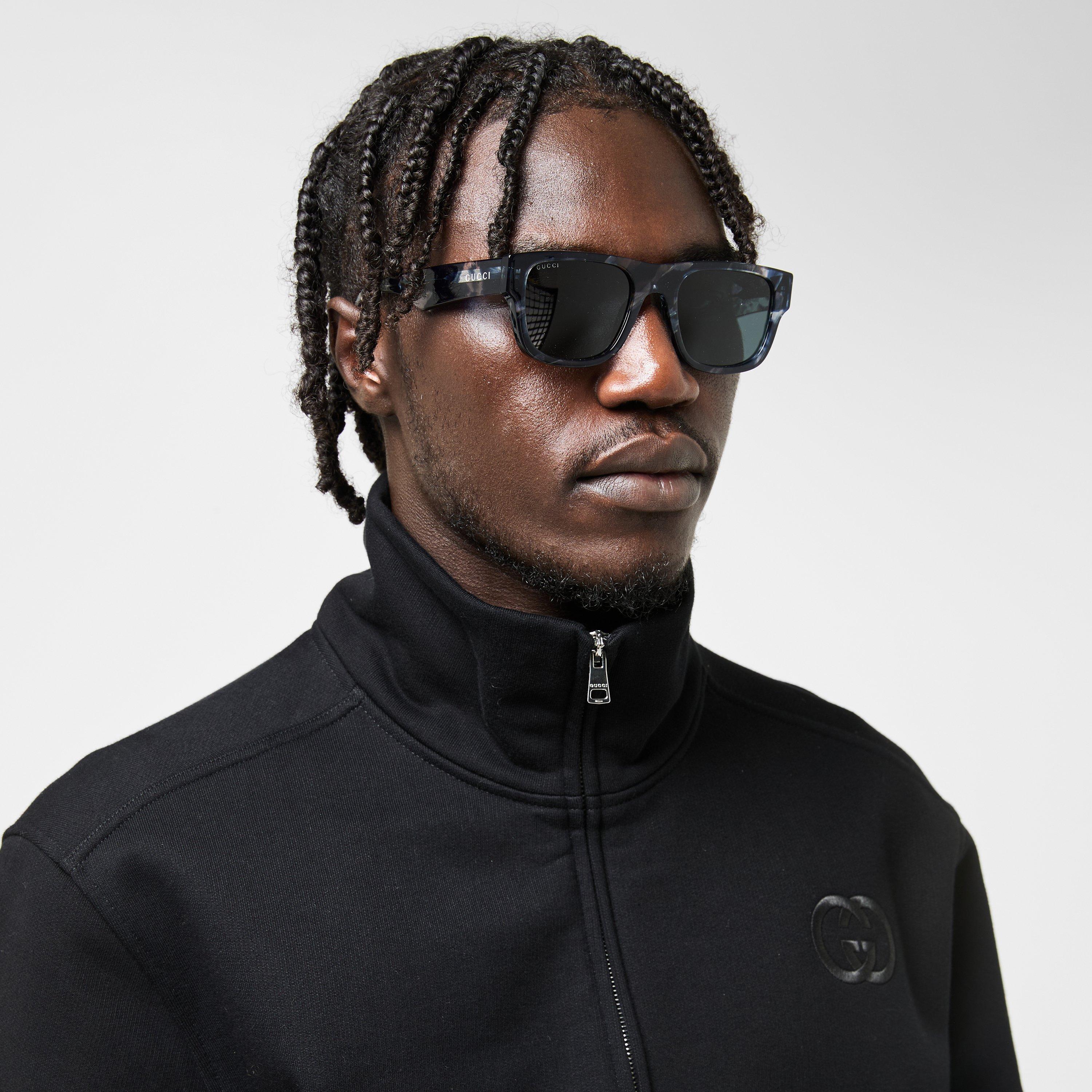 Havana - Gucci - Men's Rectangle Sunglasses - 3