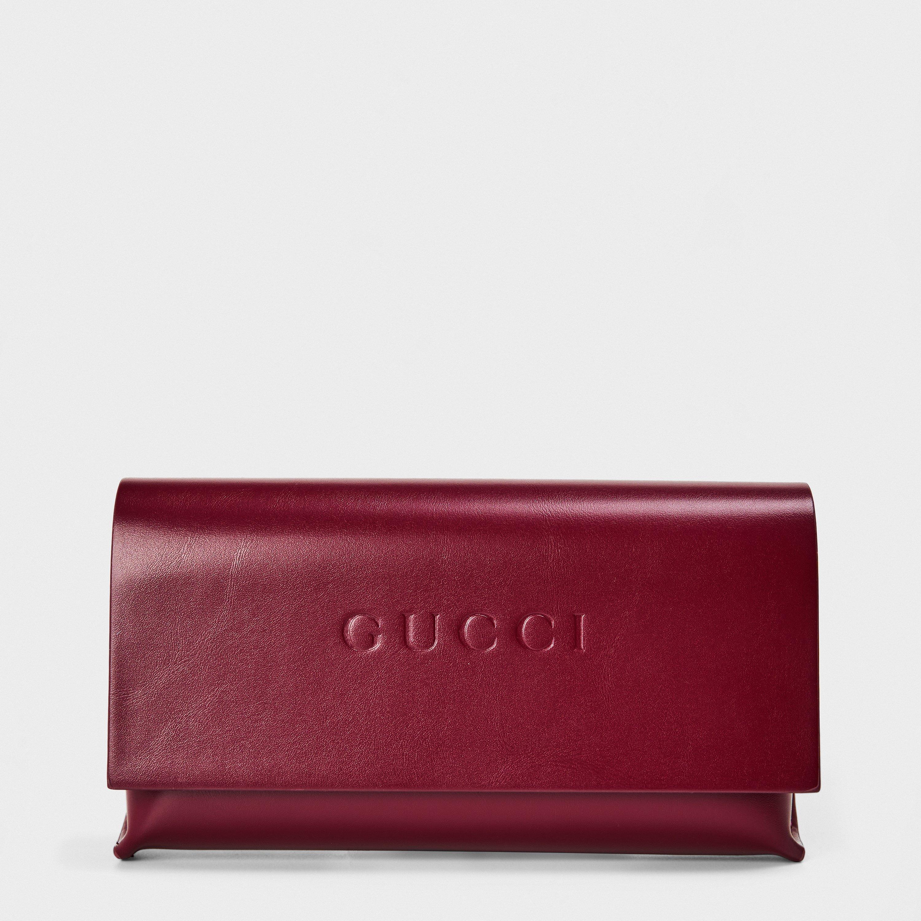 Havana - Gucci - Men's Rectangle Sunglasses - 5