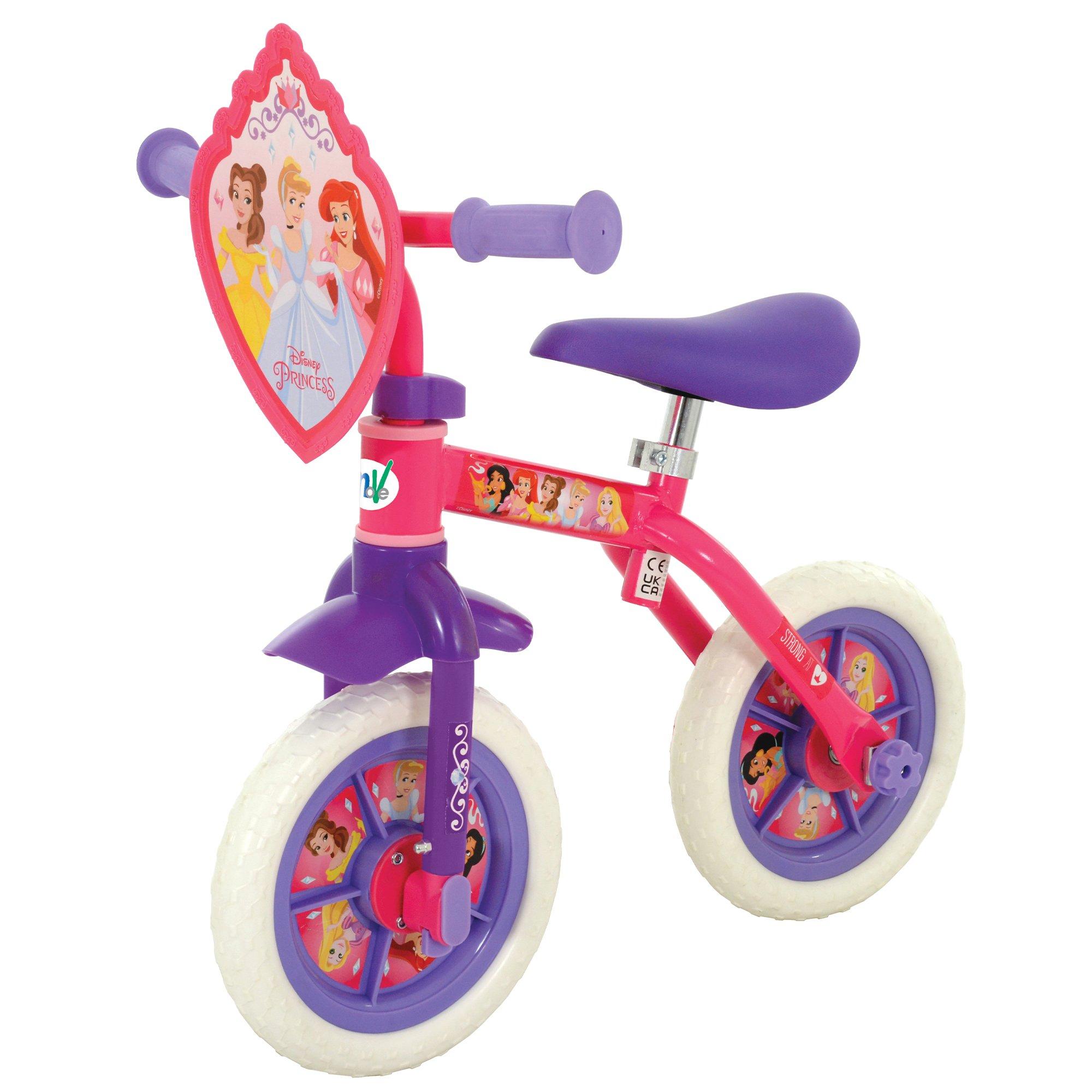 Multicoloured - Disney - Disney Princess 2in1 10inch Training Bike - 3