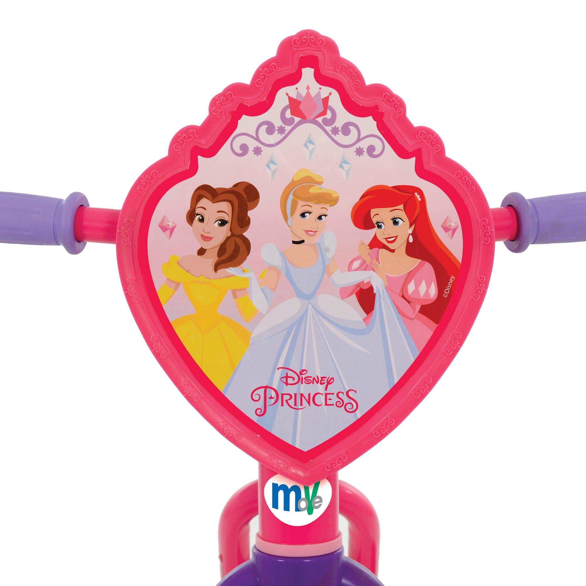 Multicoloured - Disney - Disney Princess 2in1 10inch Training Bike - 4