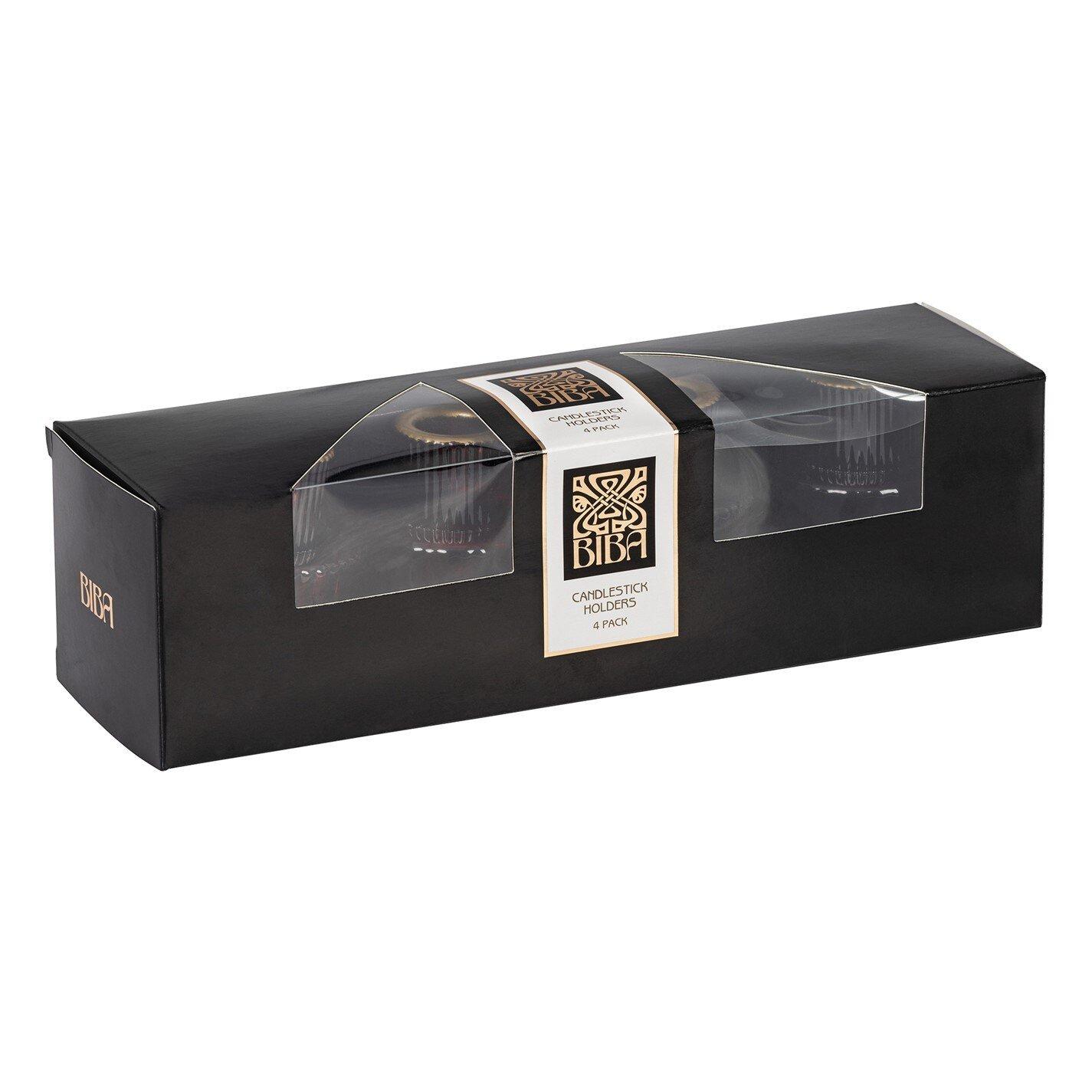 Vino Rosso Minerale - Biba - Biba Deco Candle Holder Set of 4 - 3