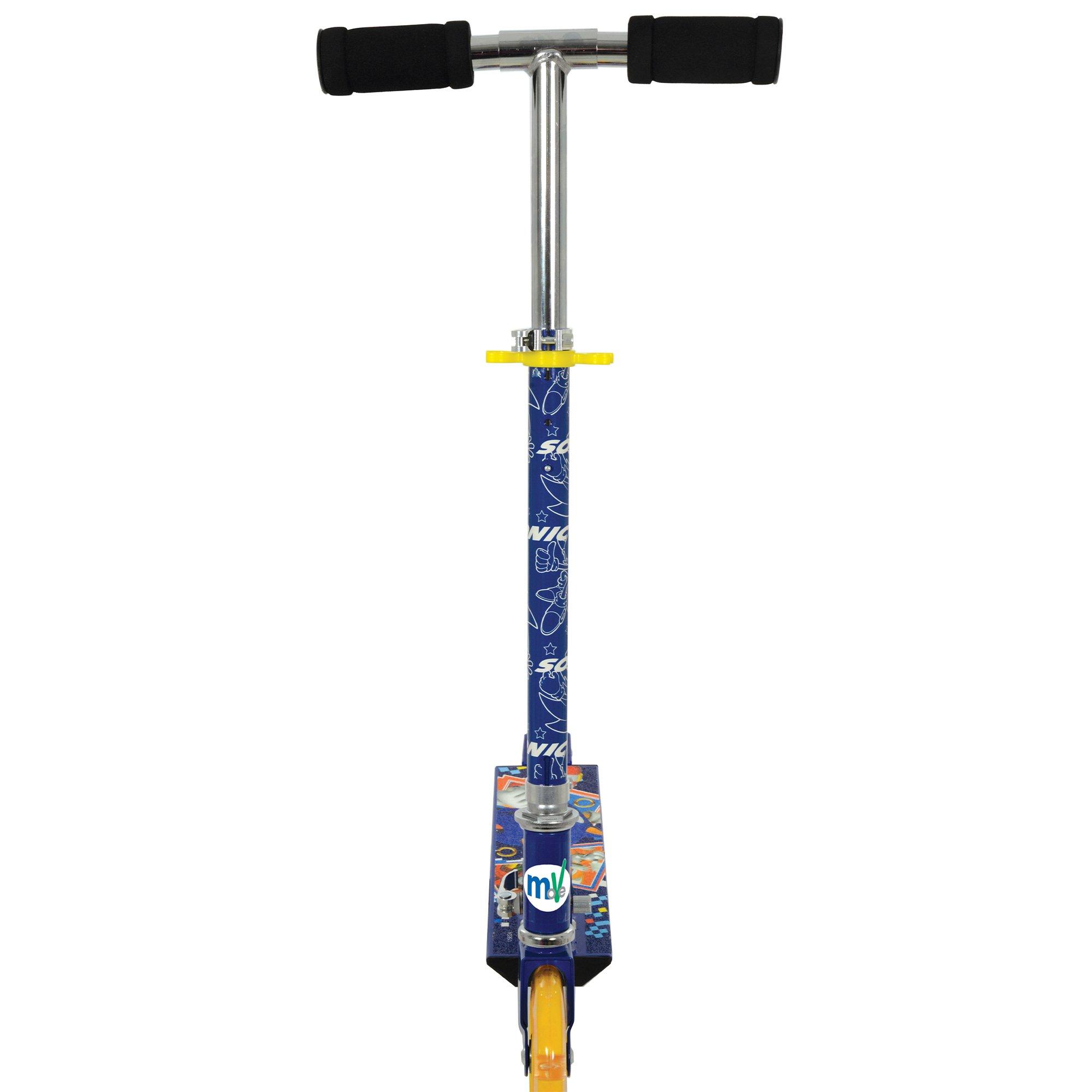 Multicoloured - Sonic - Sonic Folding Inline Scooter with Light Up Wheels - 6