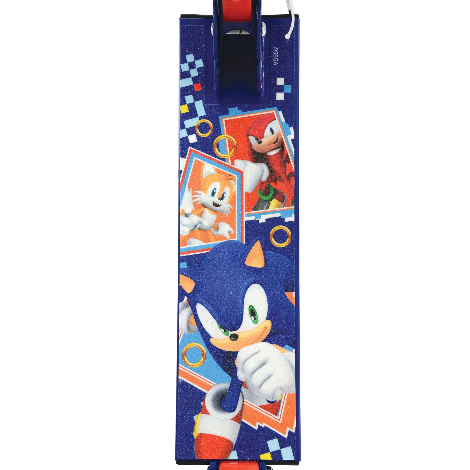 Multicoloured - Sonic - Sonic Folding Inline Scooter with Light Up Wheels - 7