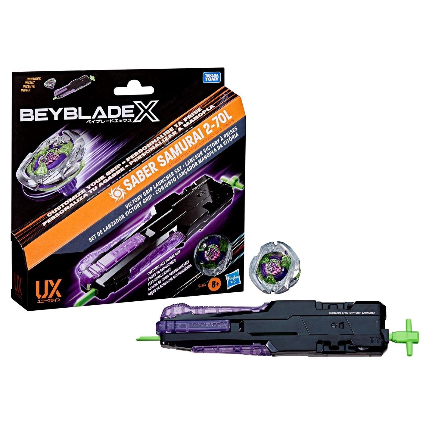 Multi - Beyblade - X Victory Grip Launcher Set - 3