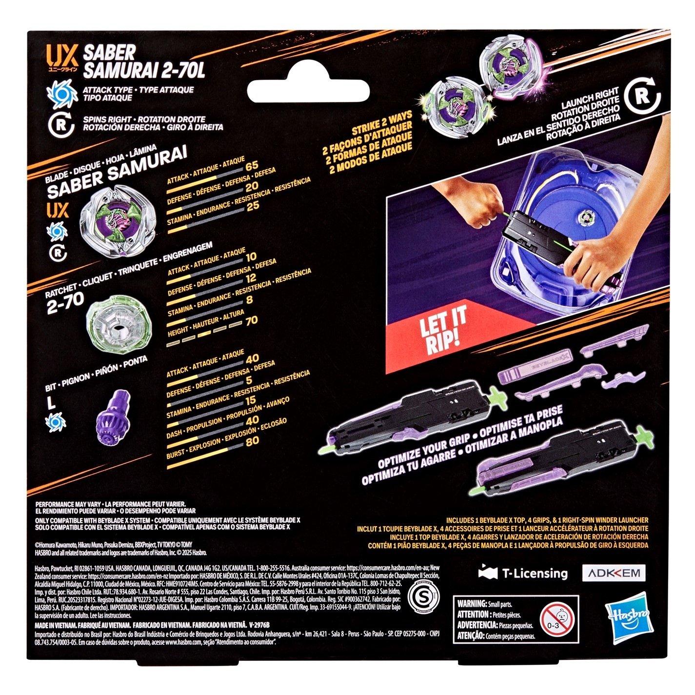 Multi - Beyblade - X Victory Grip Launcher Set - 5