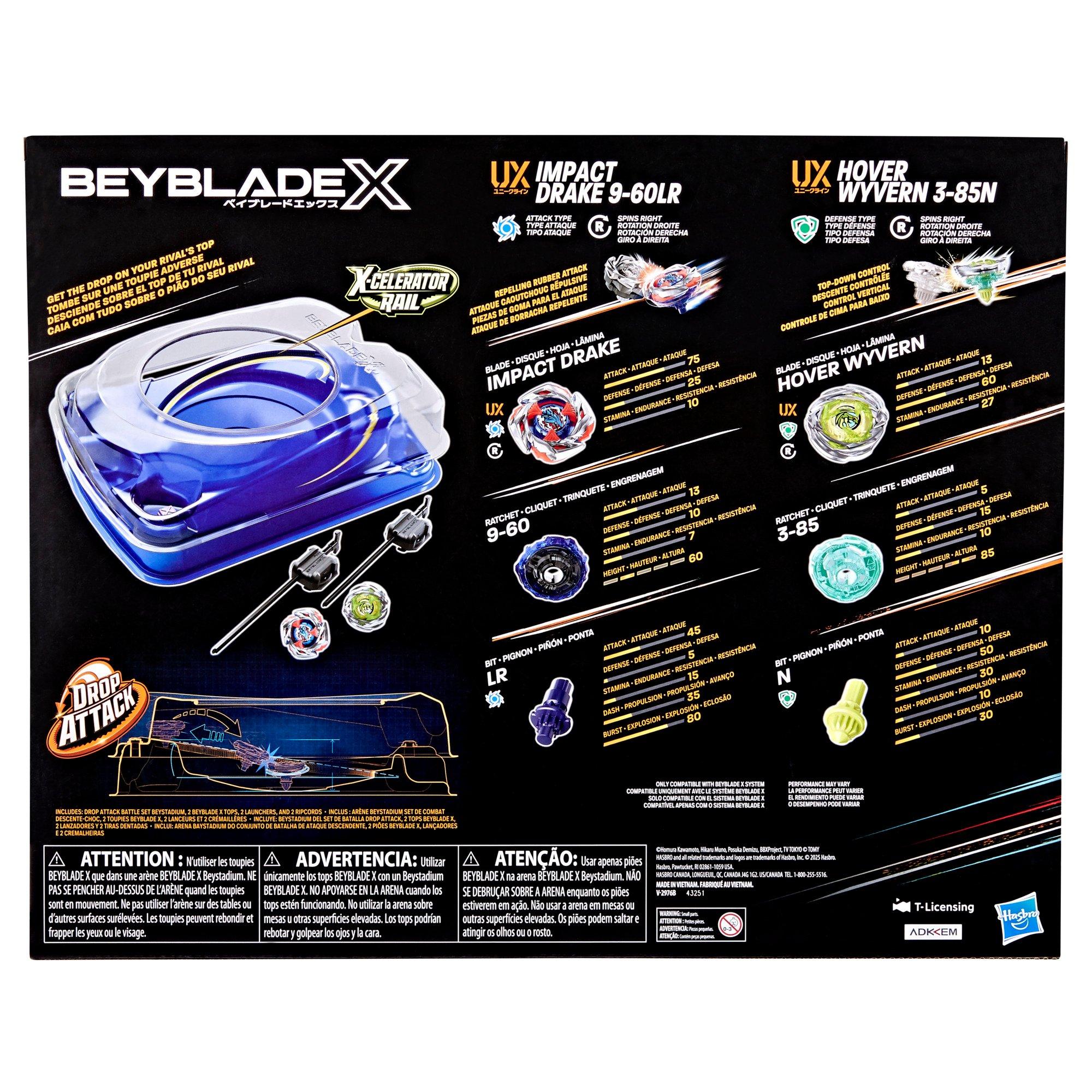 Multi - Beyblade - X Drop Attack Battle Set - 4