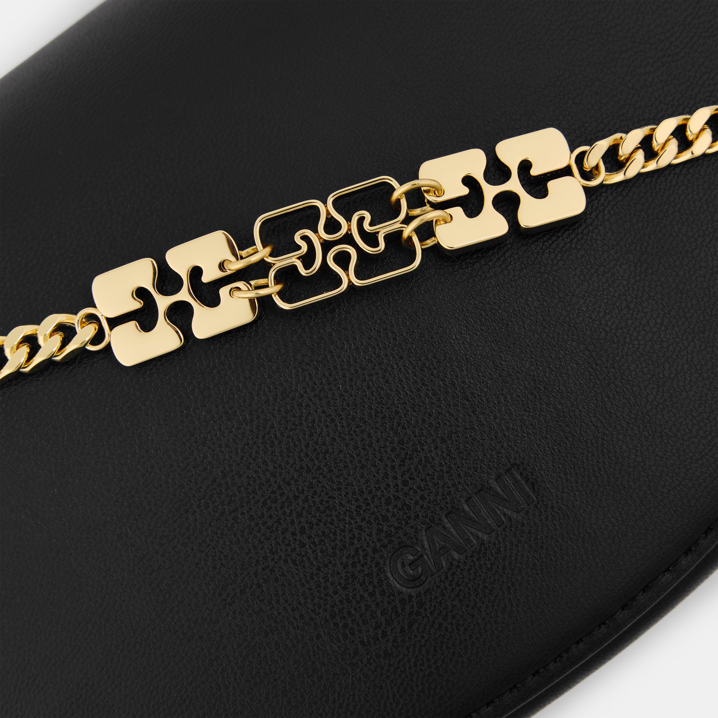 Black - Ganni - Women's Apo Wallet Crossbody Bag - 3