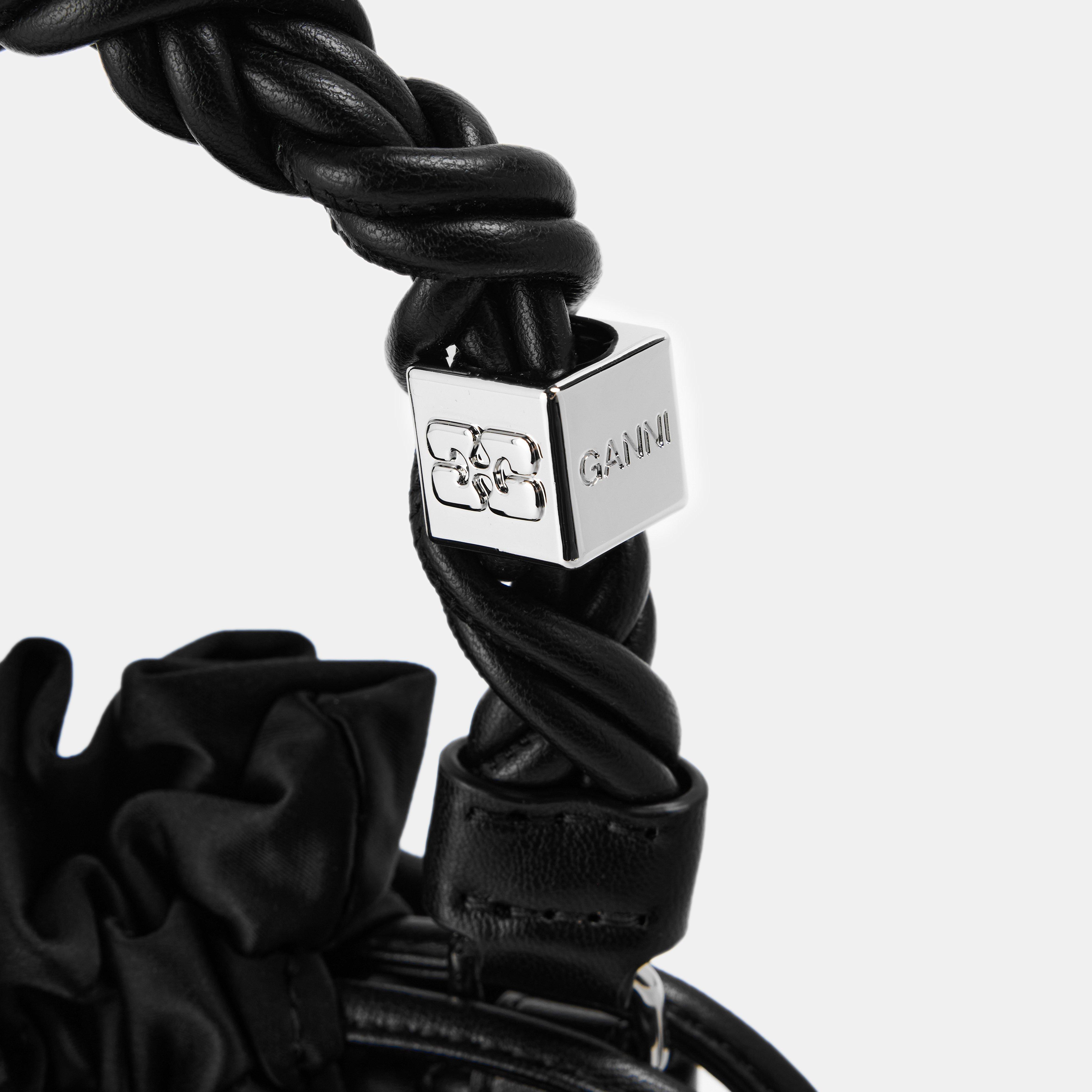 Black - Ganni - Women's Bucket Bag - 3