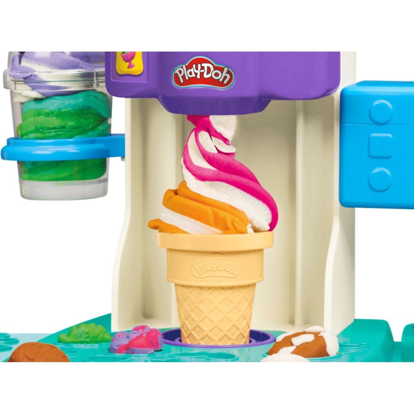 Sladoled - Play-Doh - Rainbow Swirl Ice Cream Playset - 3