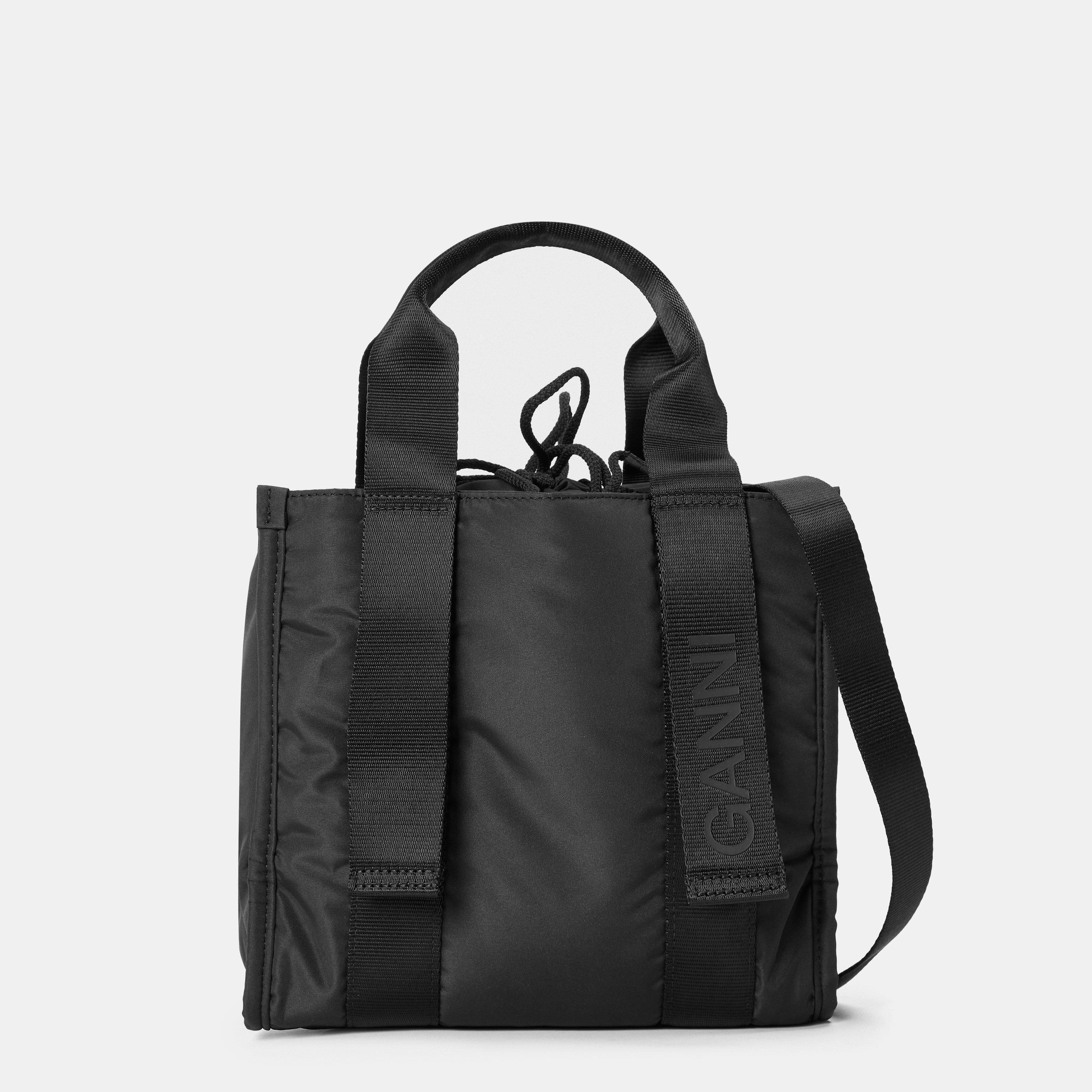 Black - Ganni - Women's Tech Small Tote Bag - 1
