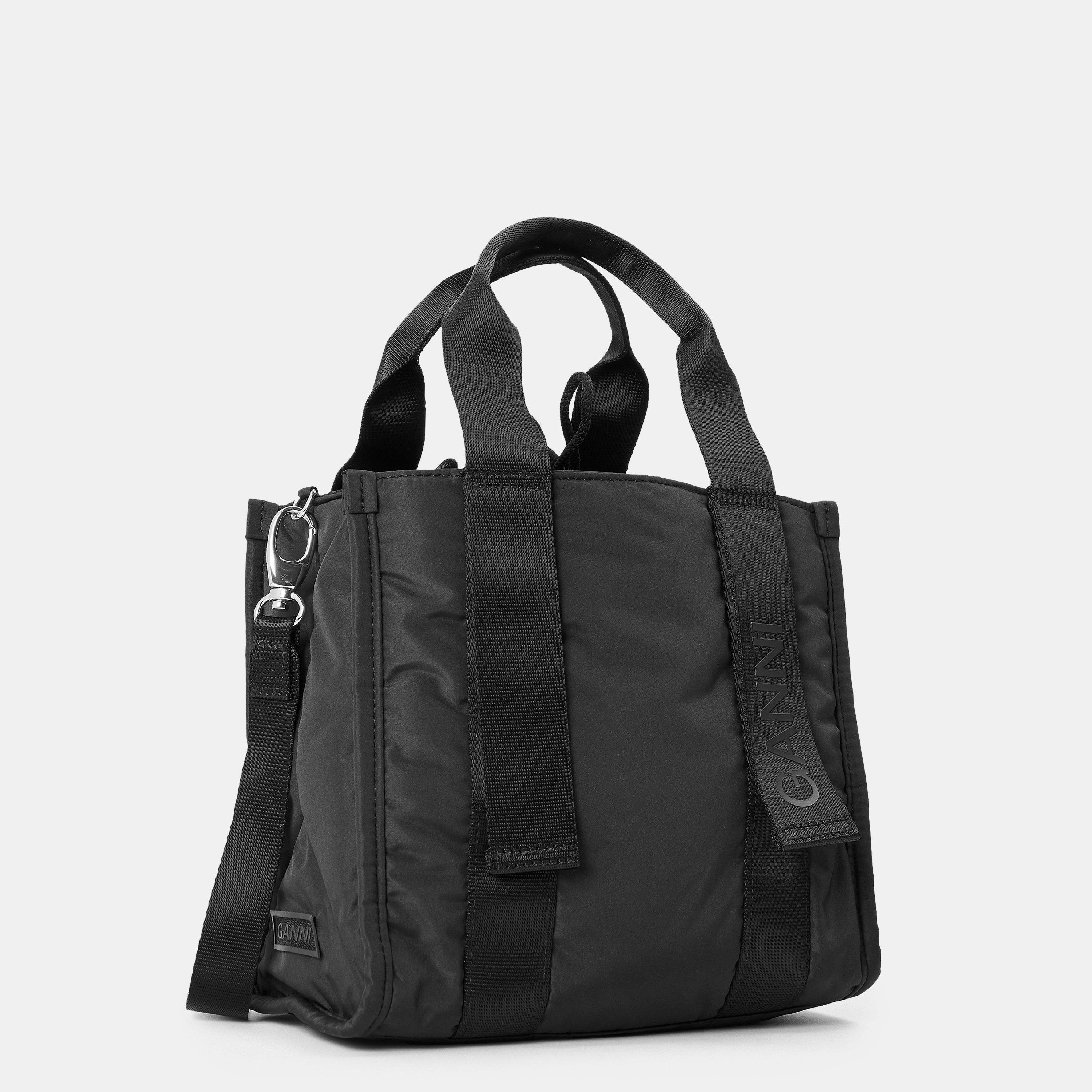 Black - Ganni - Women's Tech Small Tote Bag - 2