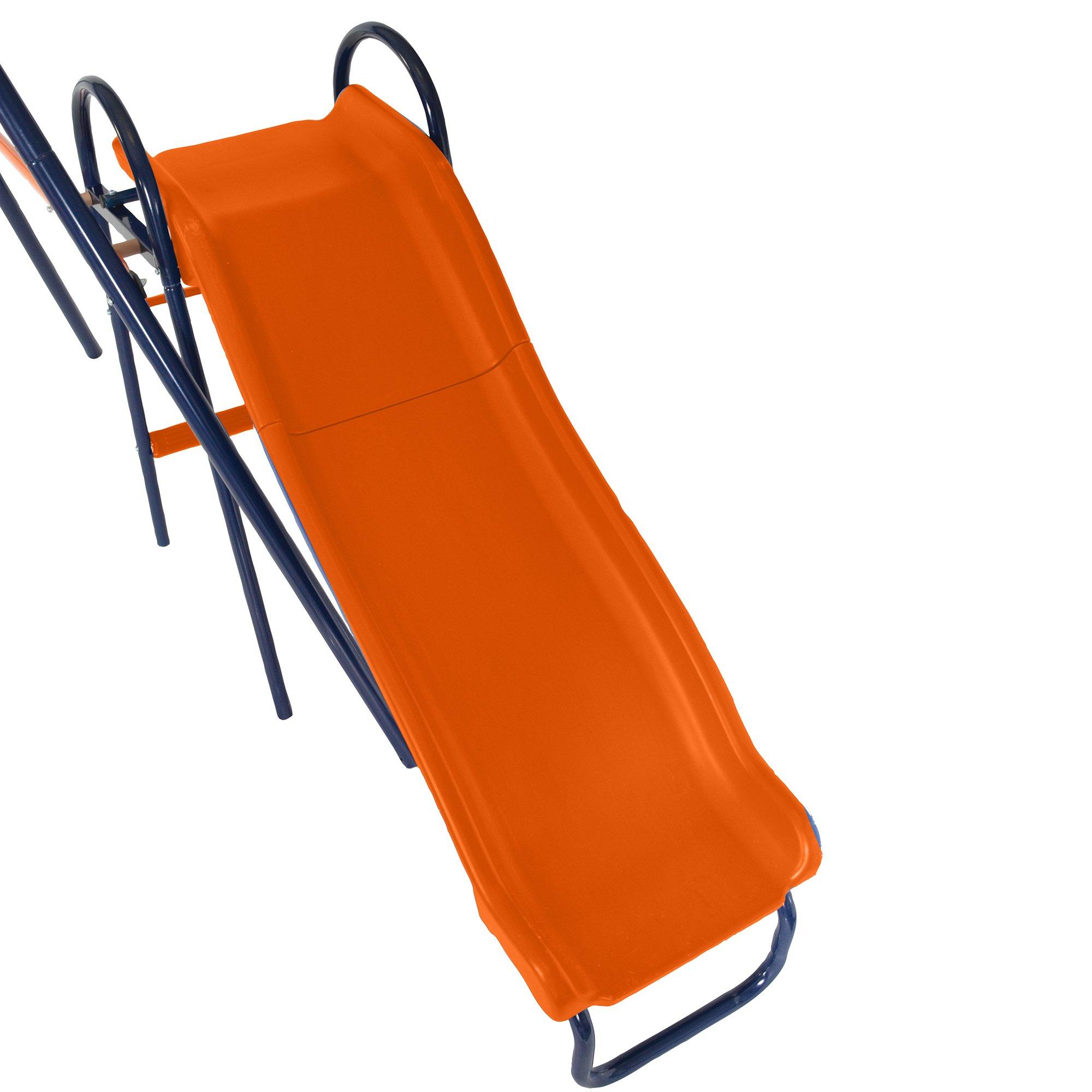 Multicoloured - Hedstrom - Hedstrom Junior Europa 2 Swings Glider and Slide - 5