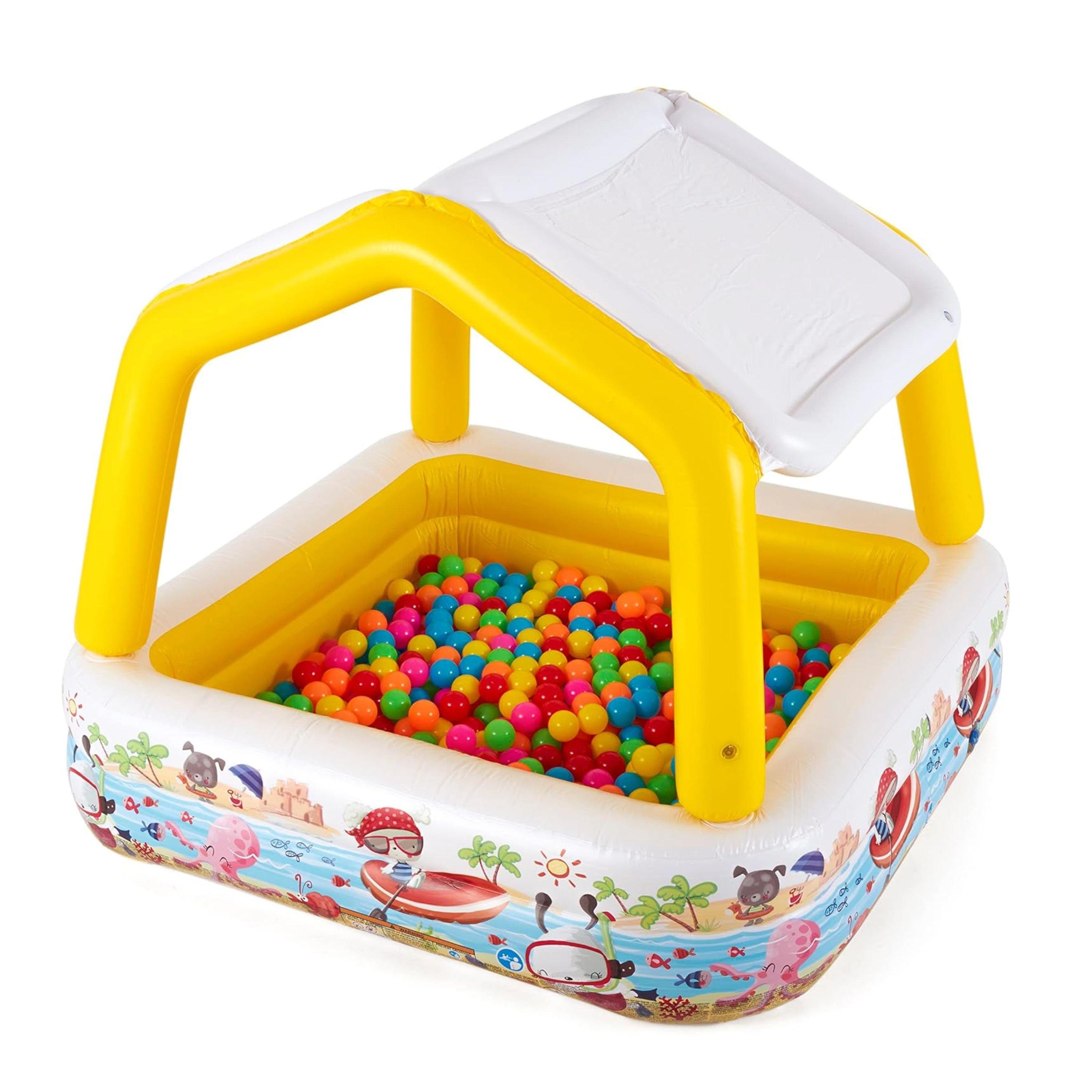 Yellow - Intex - Sun Shade Pool - 2