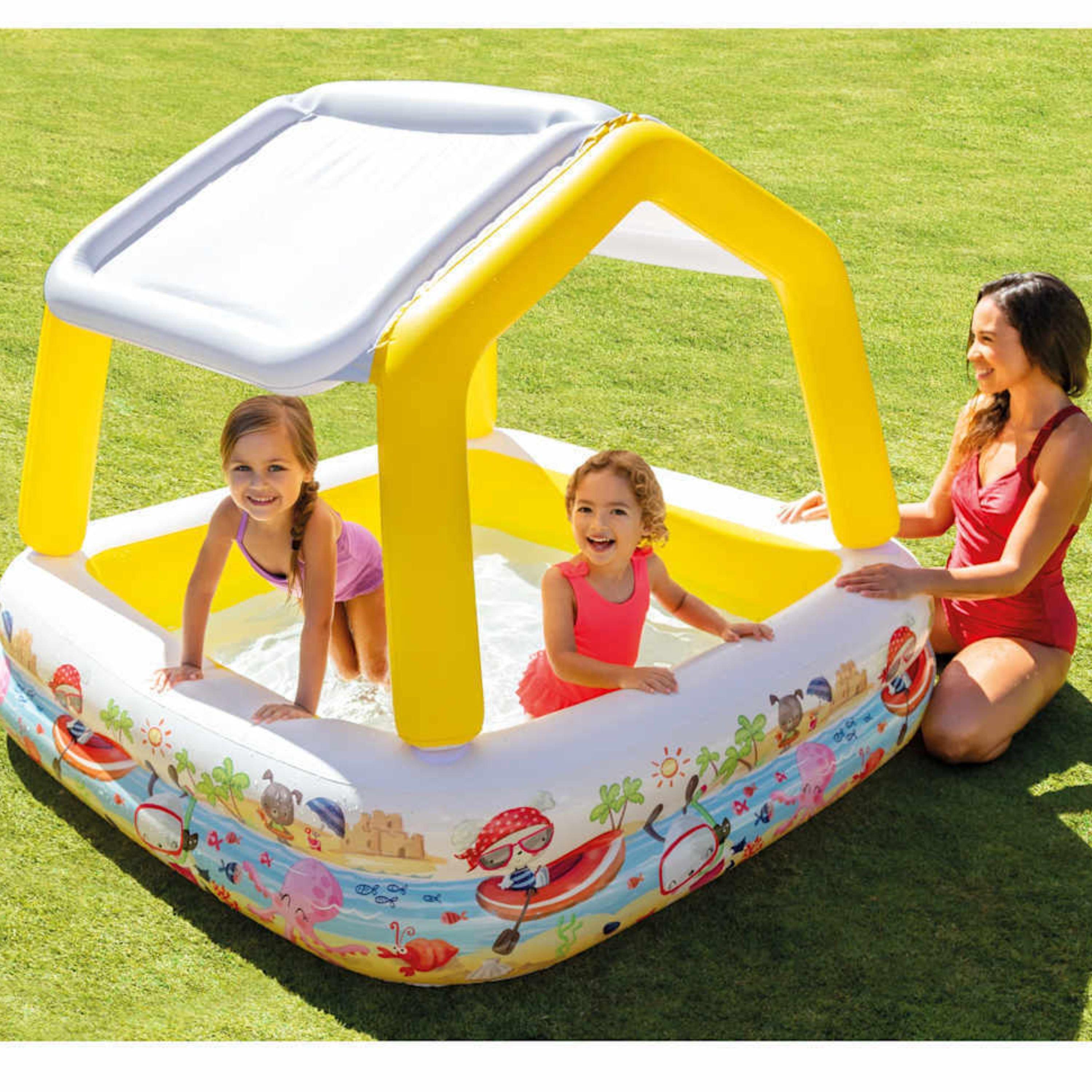 Yellow - Intex - Sun Shade Pool - 3