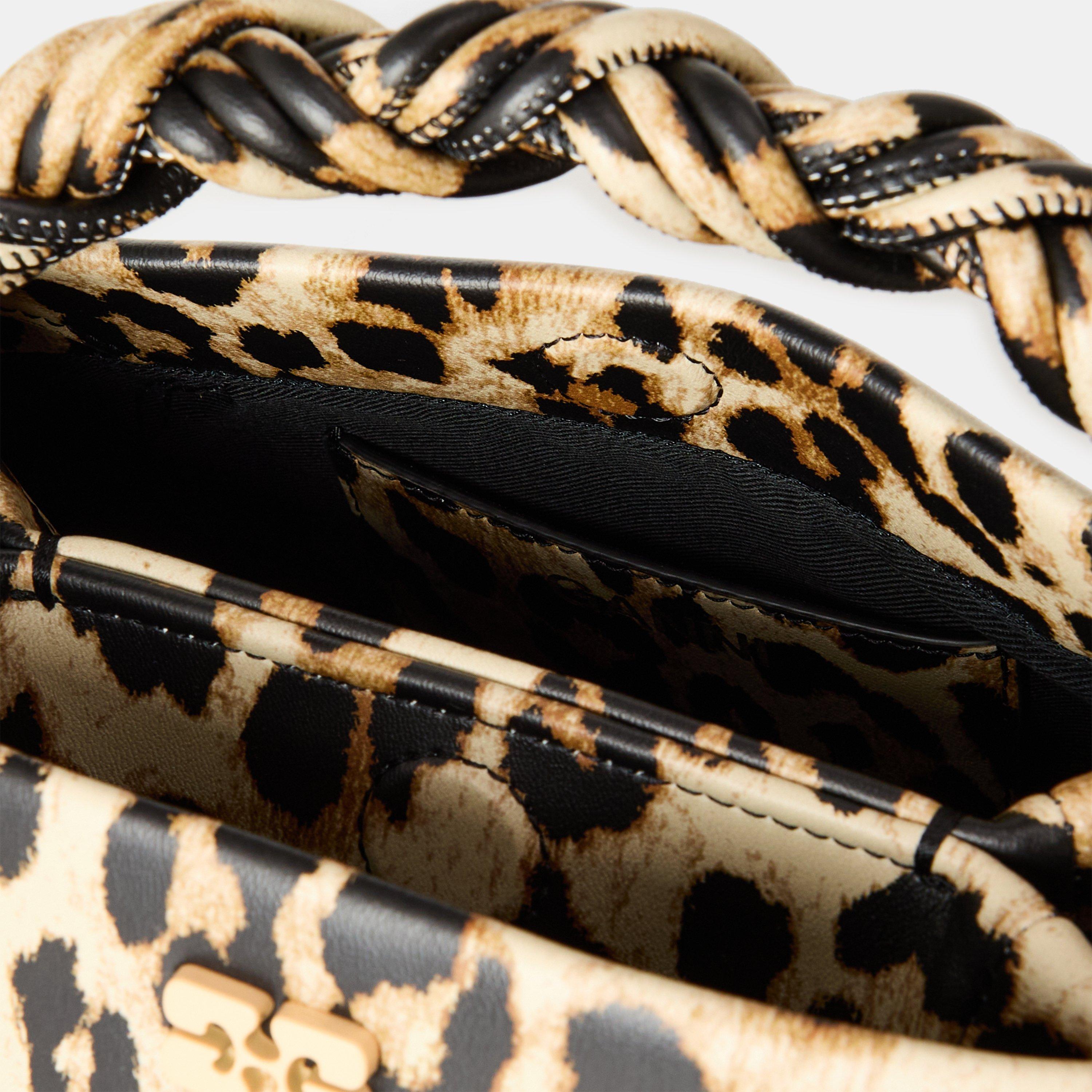 Leopard - Ganni - Women's Bou Small Top Handle Bag - 4