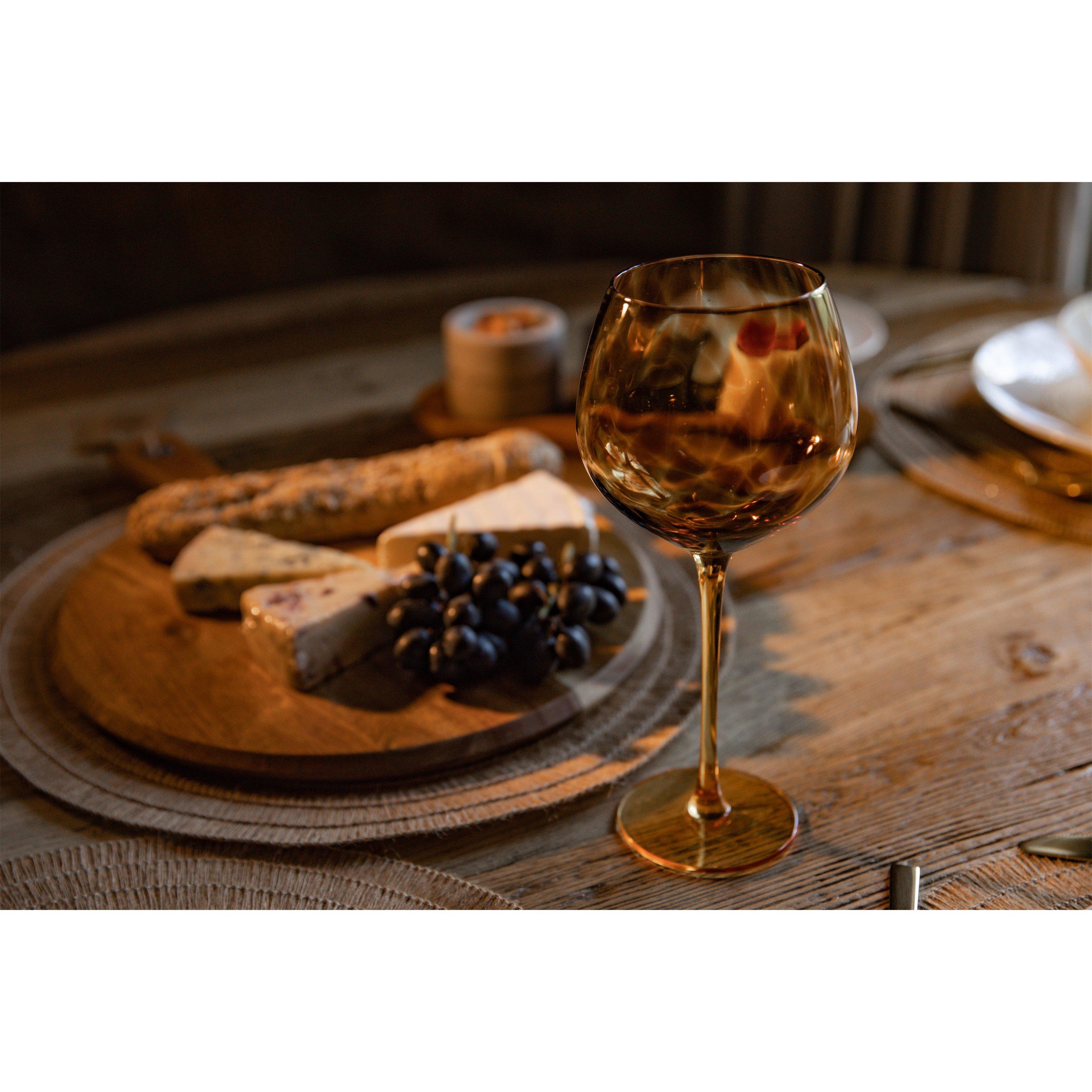 Brown - BarCraft - Tortoiseshell Patterned Gin Glasses - 2