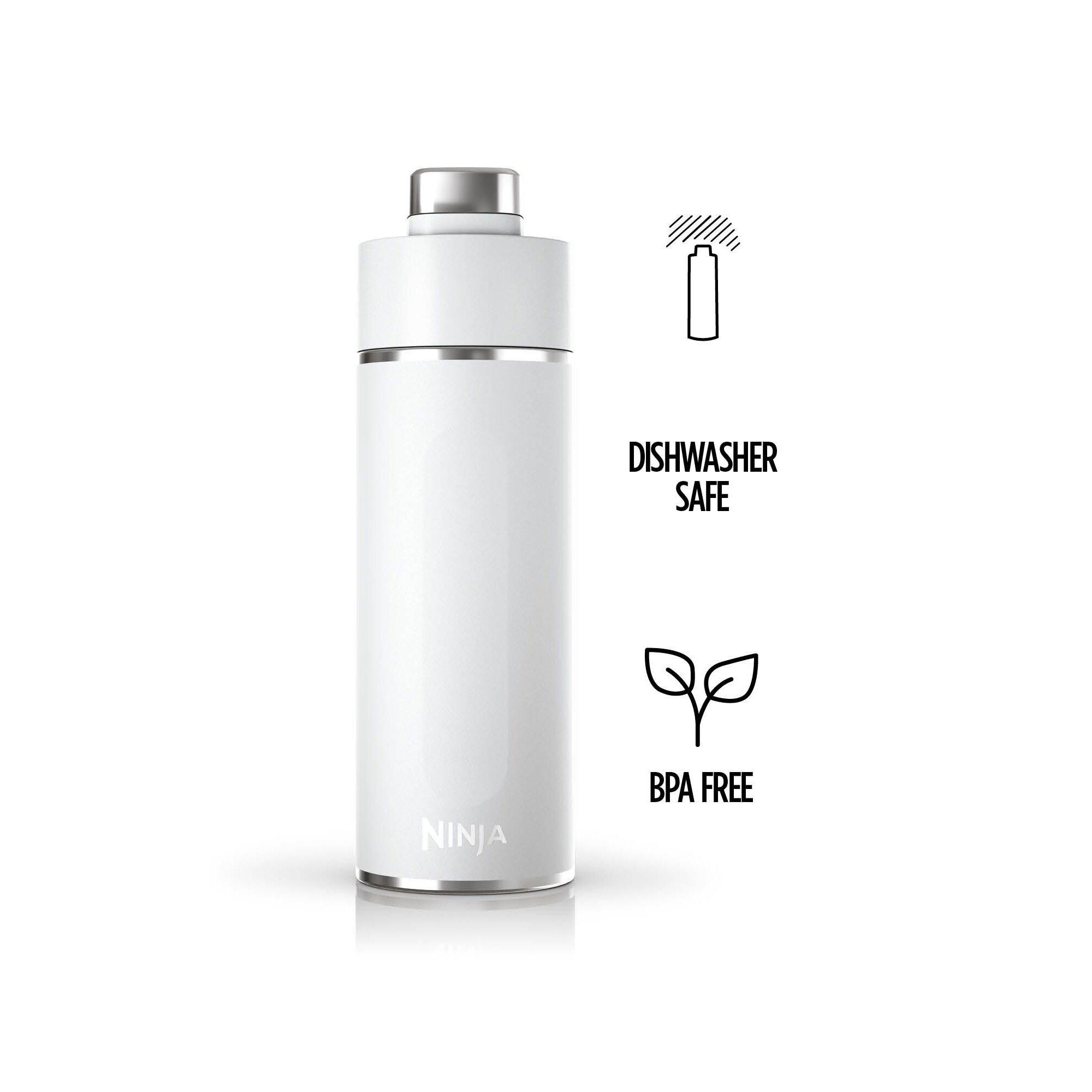 White - Ninja - Thirsti 530 ml Travel Bottle – White - 2