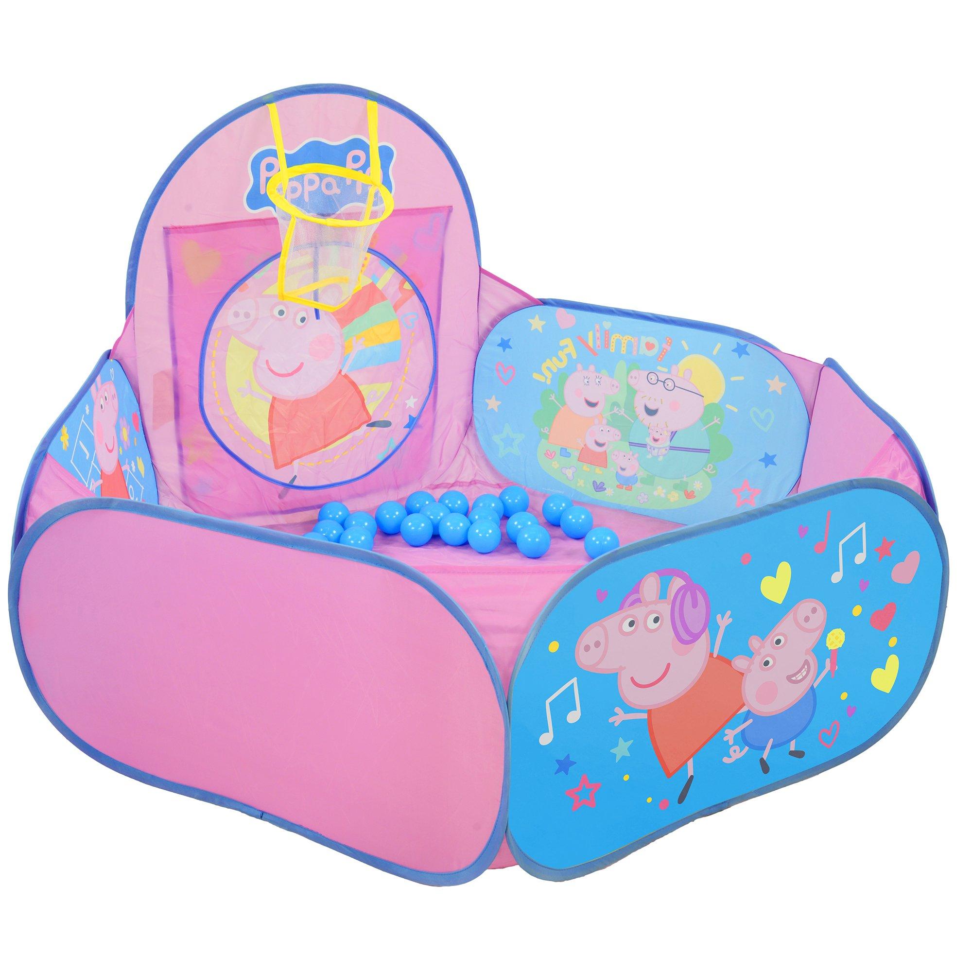 Multicoloured - Peppa Pig - Peppa Pig Quick Up Activity Ball Pit with Balls - 4
