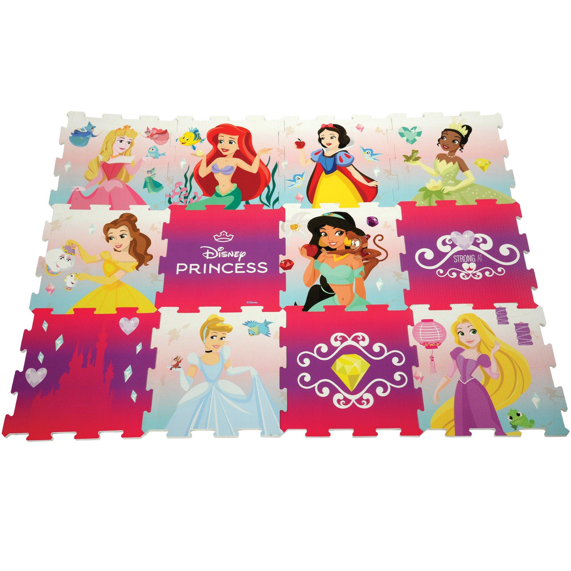 Multicoloured - Disney - Disney Princess 12 Piece EVA Playmat - 1