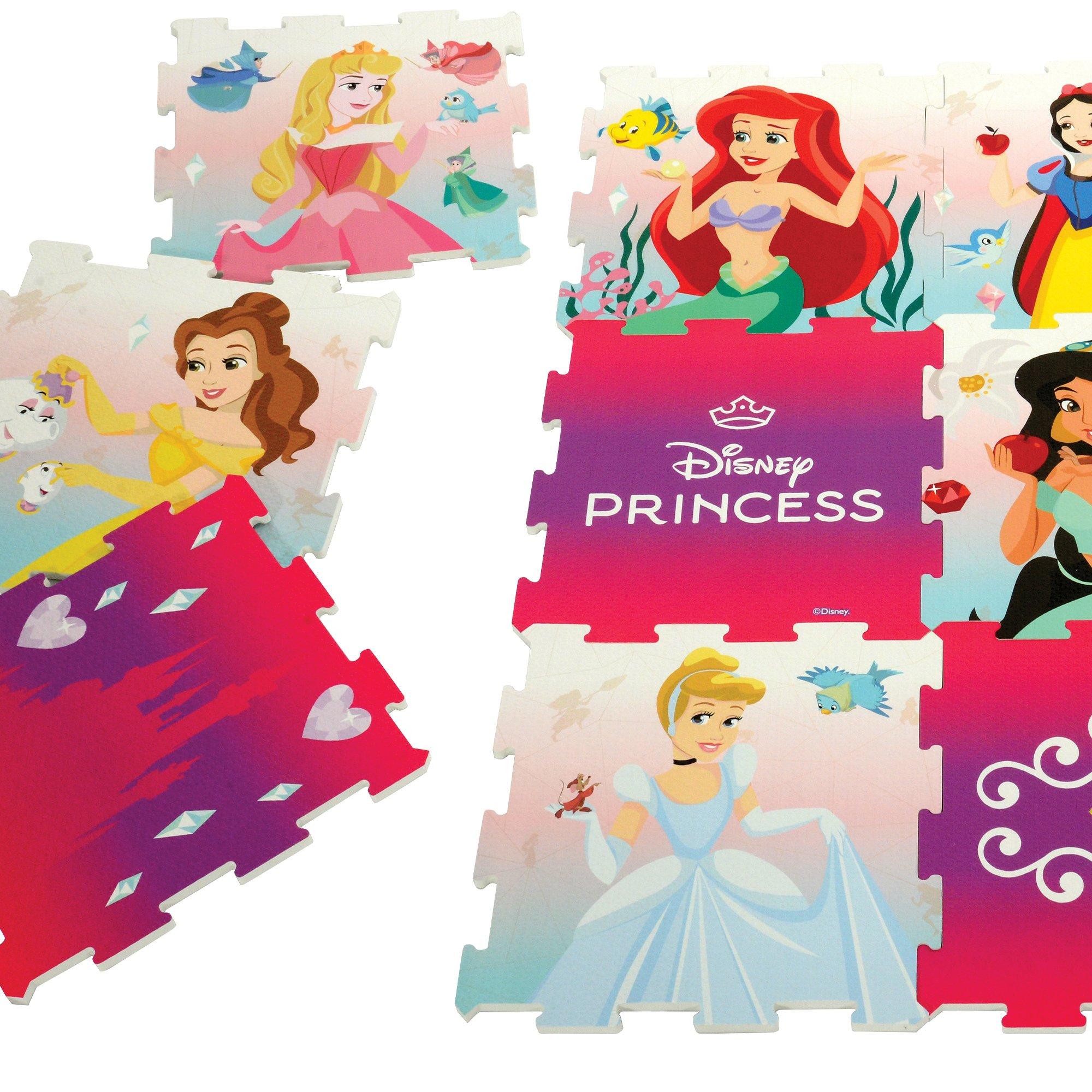 Multicoloured - Disney - Disney Princess 12 Piece EVA Playmat - 2