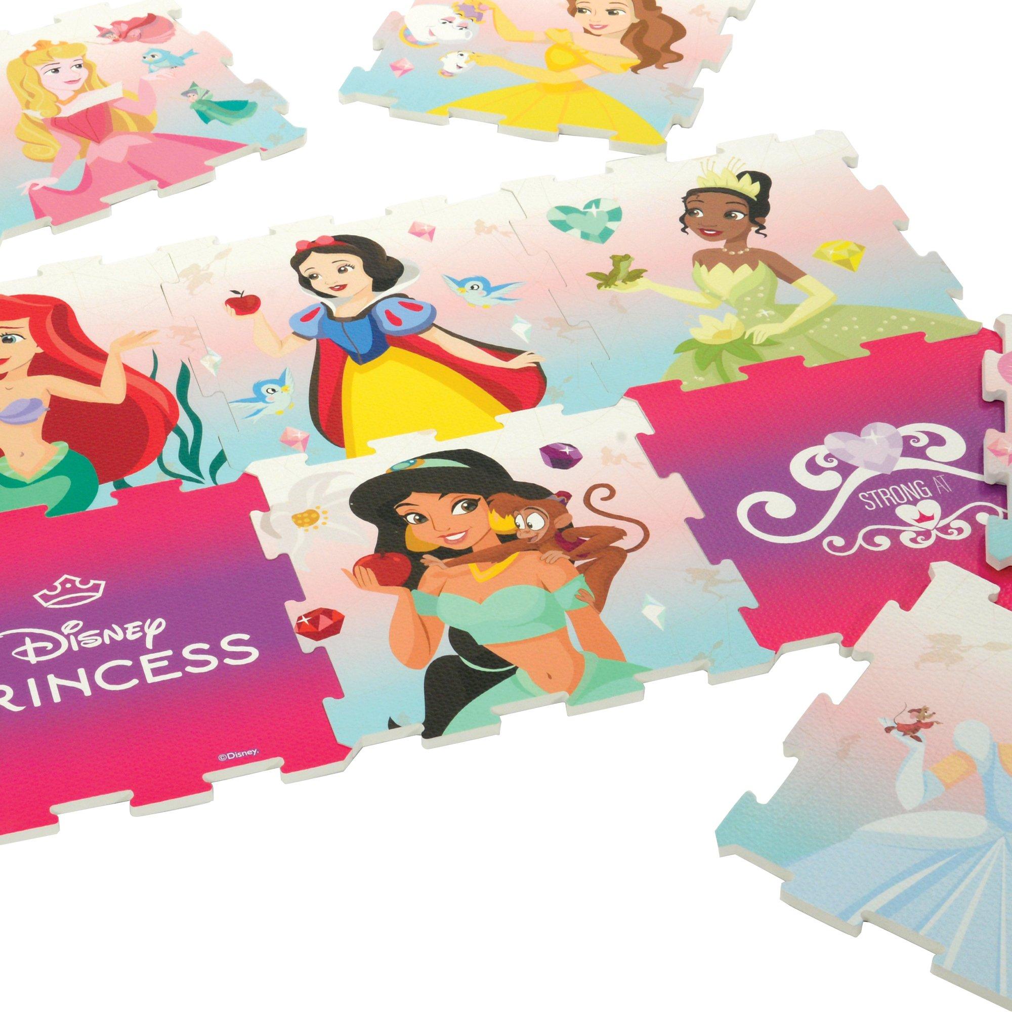 Multicoloured - Disney - Disney Princess 12 Piece EVA Playmat - 4