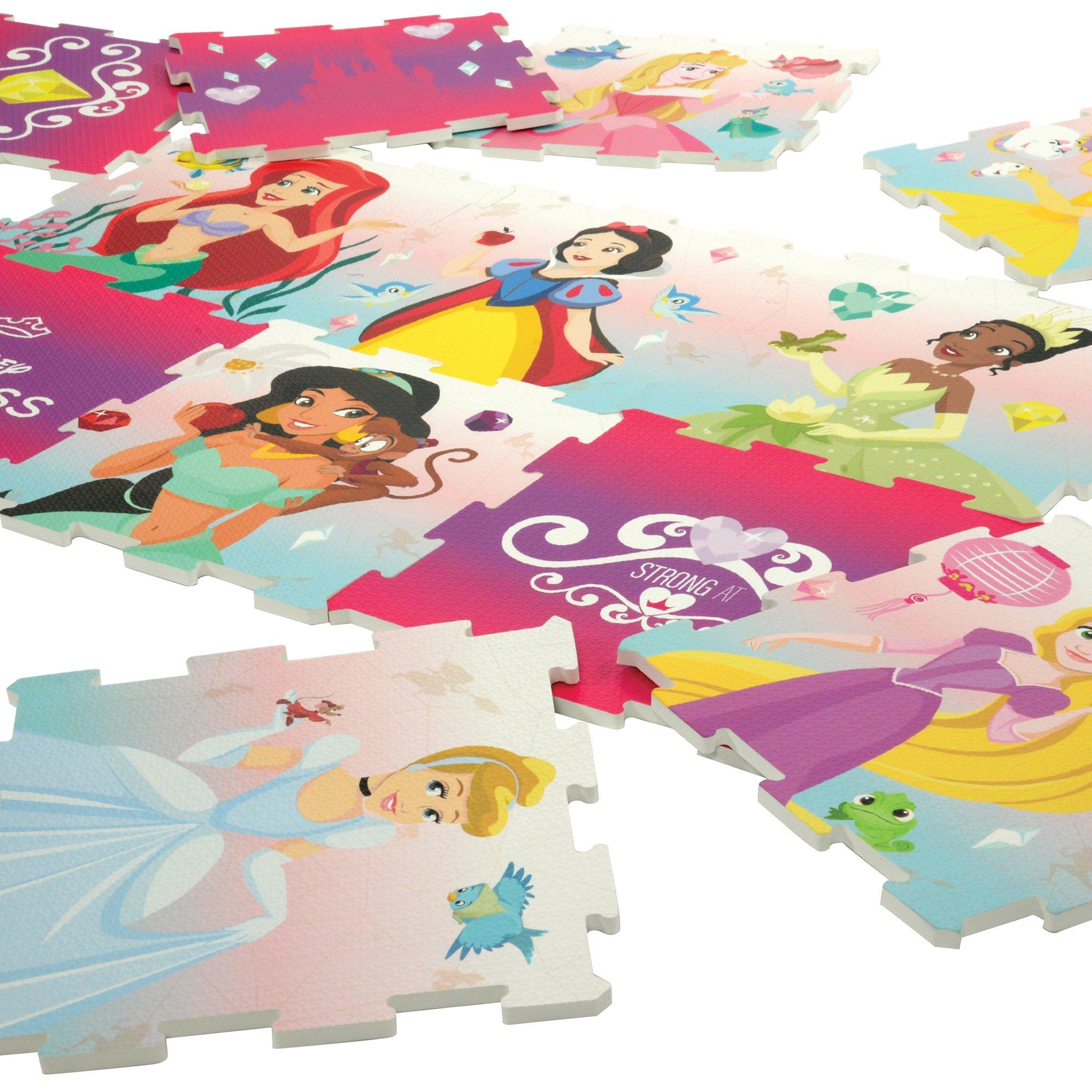 Multicoloured - Disney - Disney Princess 12 Piece EVA Playmat - 5