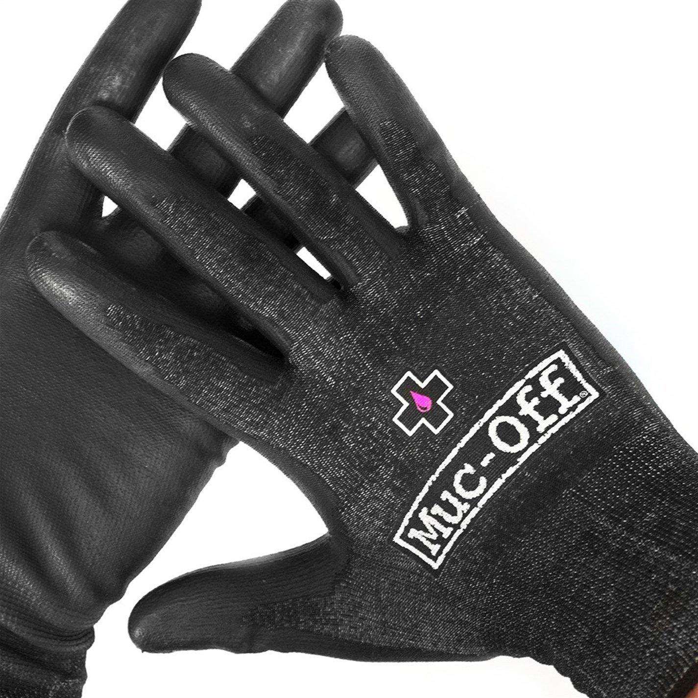 Black - Muc-Off - Mechanics Gloves Medium - 2