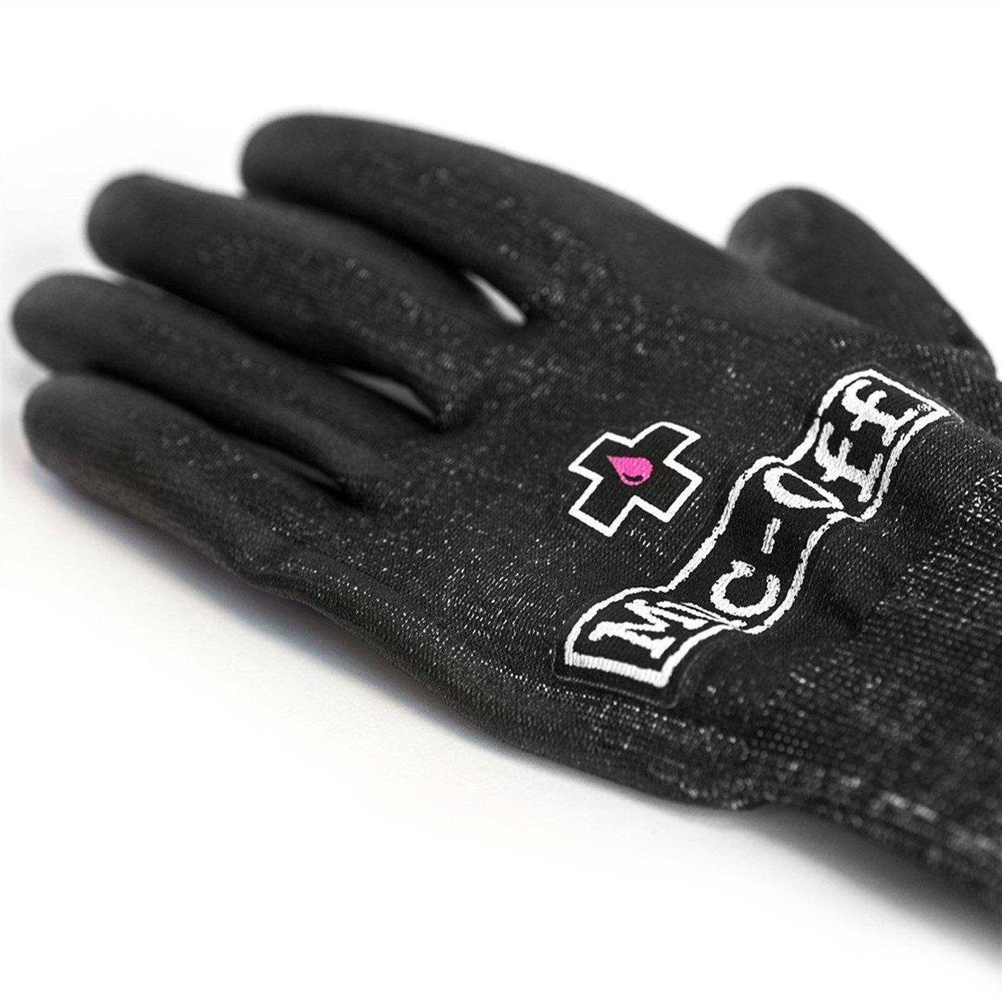 Black - Muc-Off - Mechanics Gloves Medium - 4