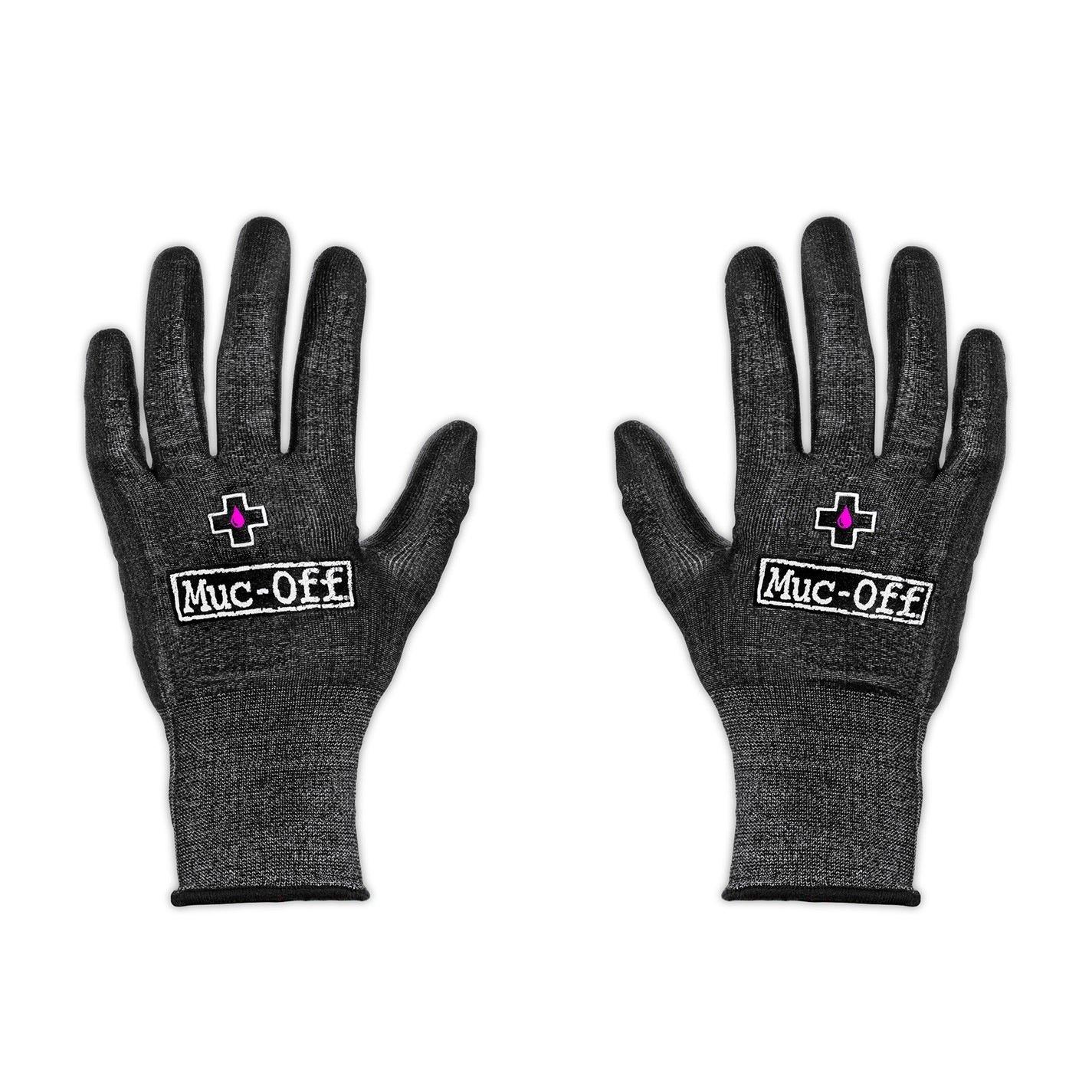 Black - Muc-Off - Mechanics Gloves Large - 1