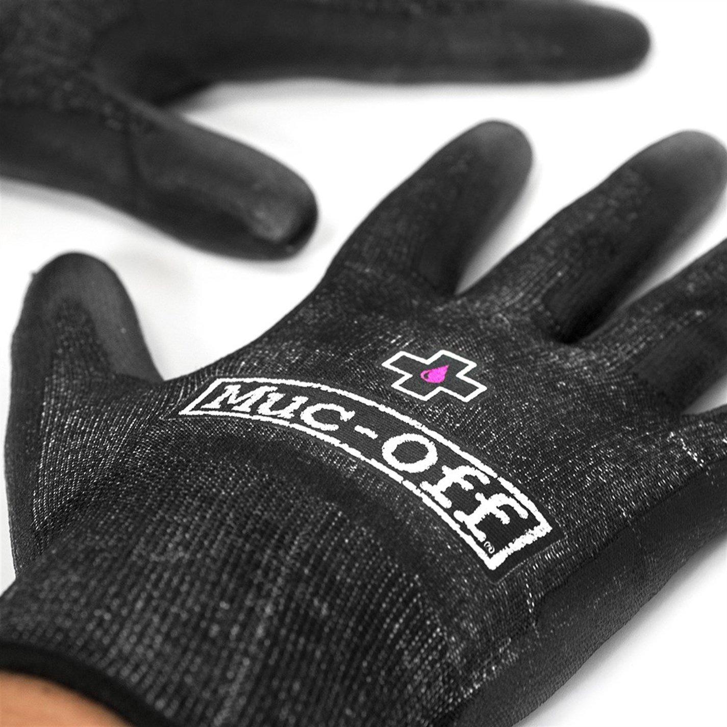 Black - Muc-Off - Mechanics Gloves Large - 3