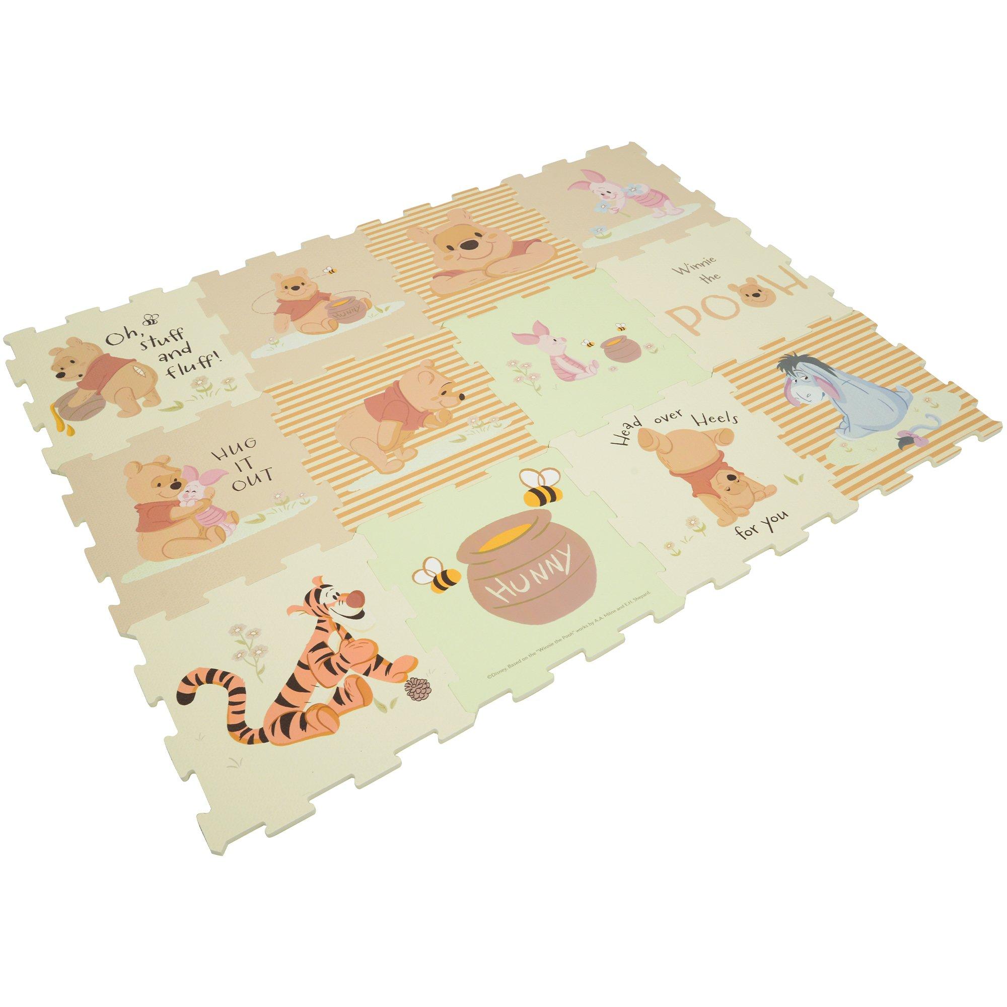 Multicoloured - Winnie The Pooh - 12 Piece EVA Playmat - 5