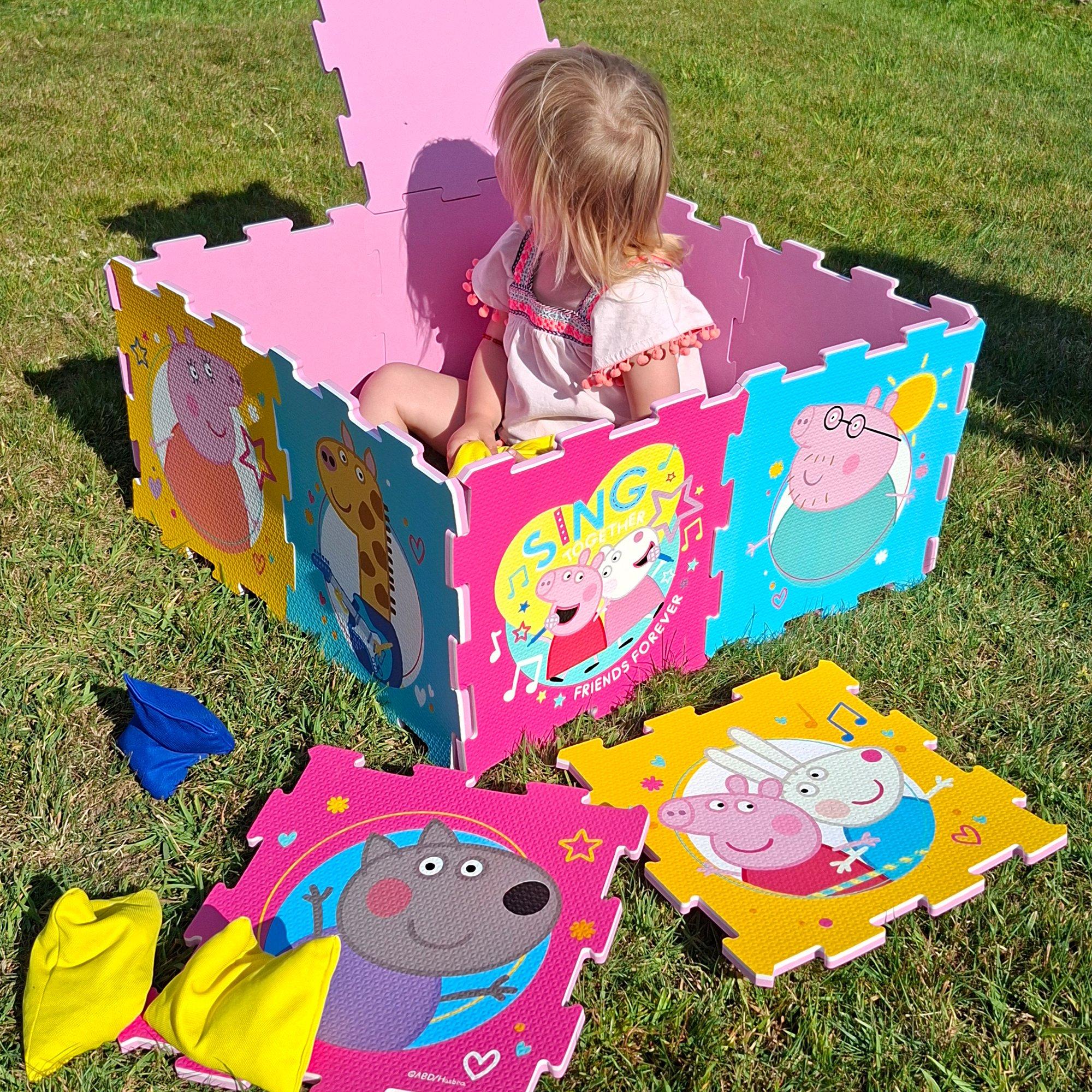 Multicoloured - Peppa Pig - Peppa Pig 12 Piece EVA Playmat - 5