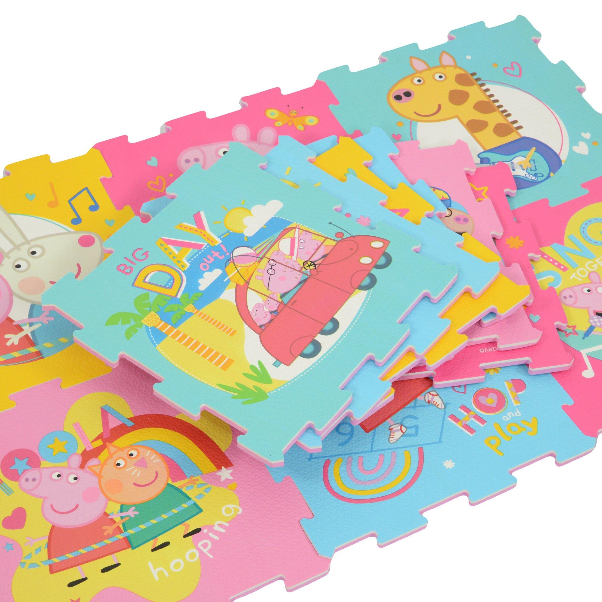 Multicoloured - Peppa Pig - Peppa Pig 12 Piece EVA Playmat - 8
