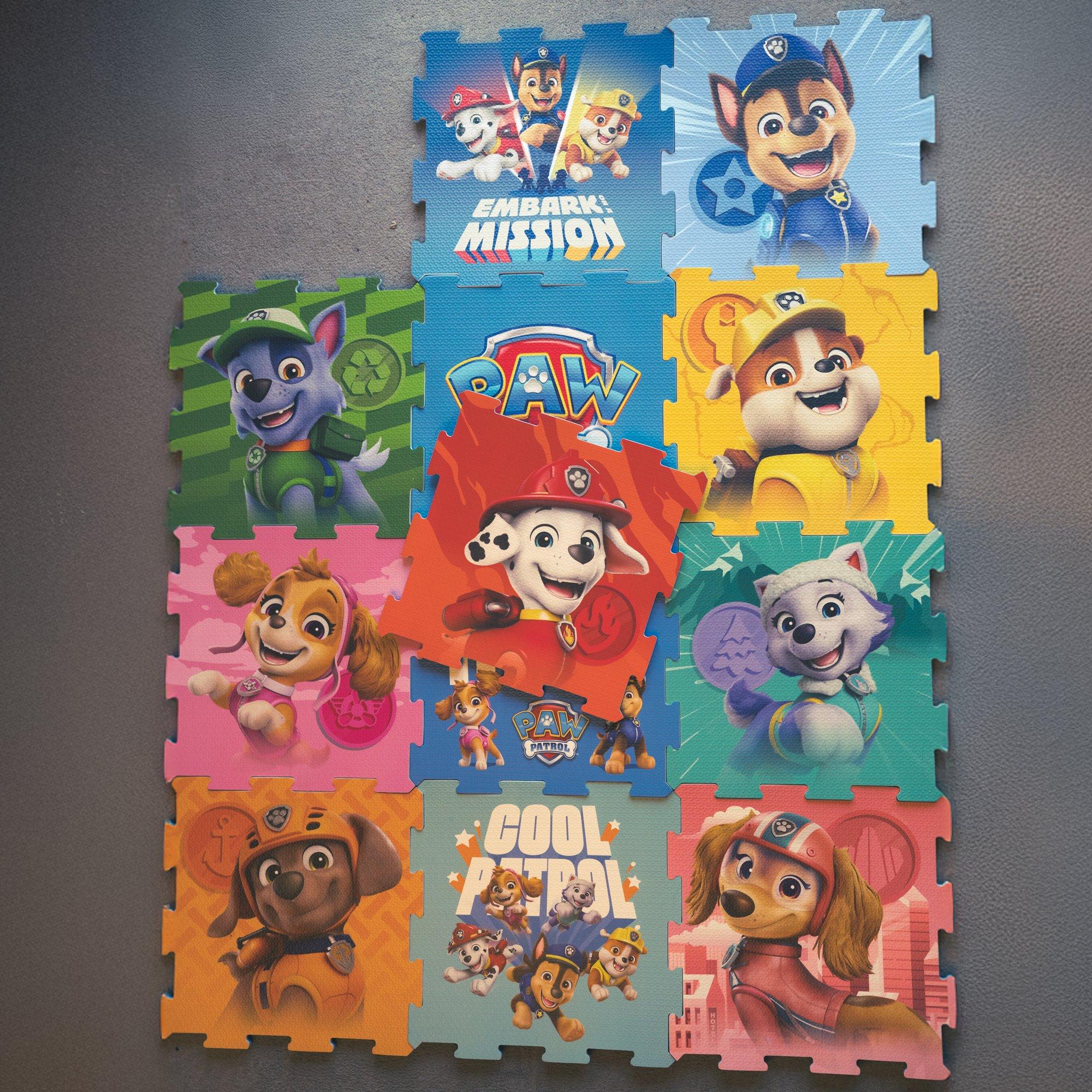 Multicoloured - Paw Patrol - Paw Patrol 12 Piece EVA Play Mat - 2