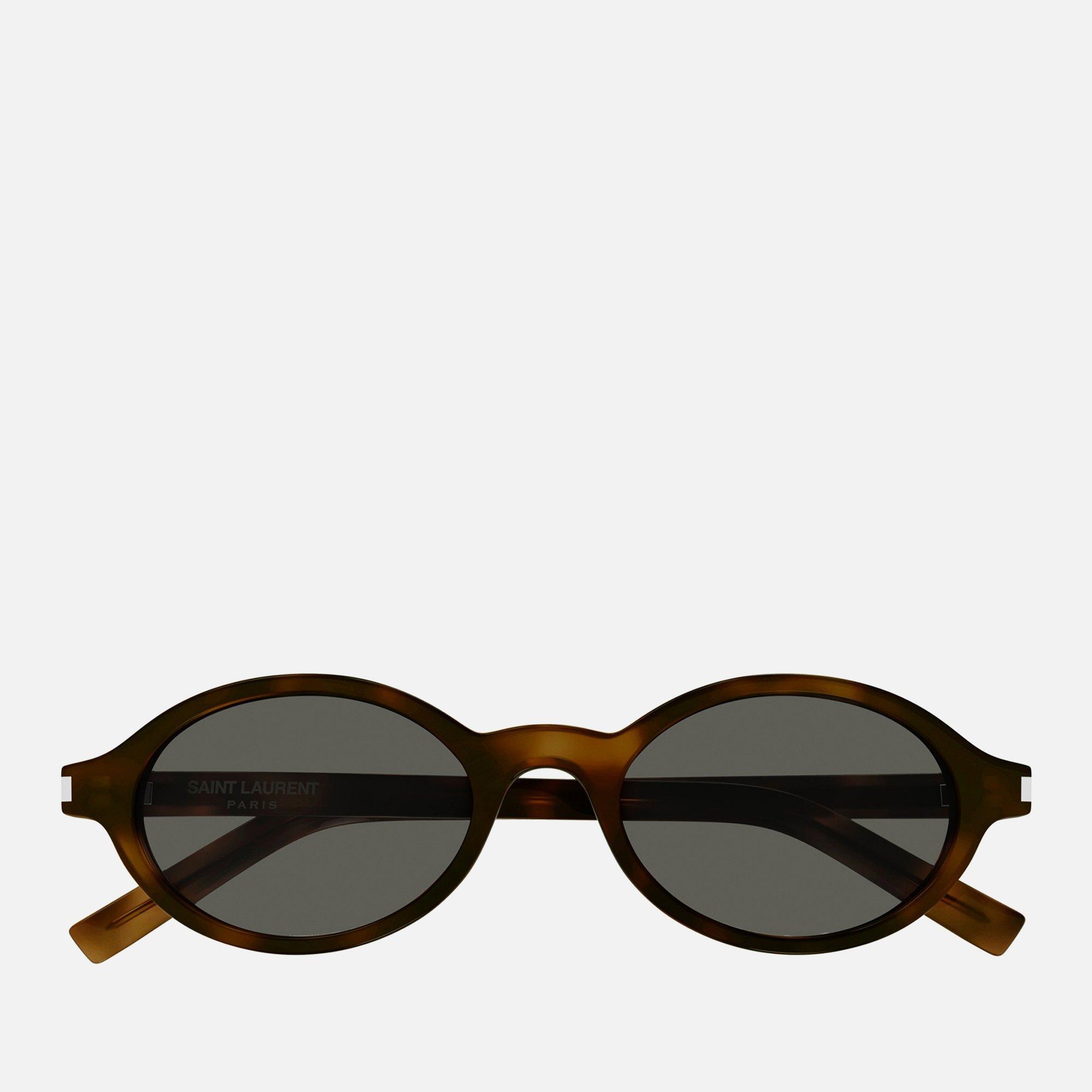 Havana - Saint Laurent - Women's Jeanne SG Oval Sunglasses - 2
