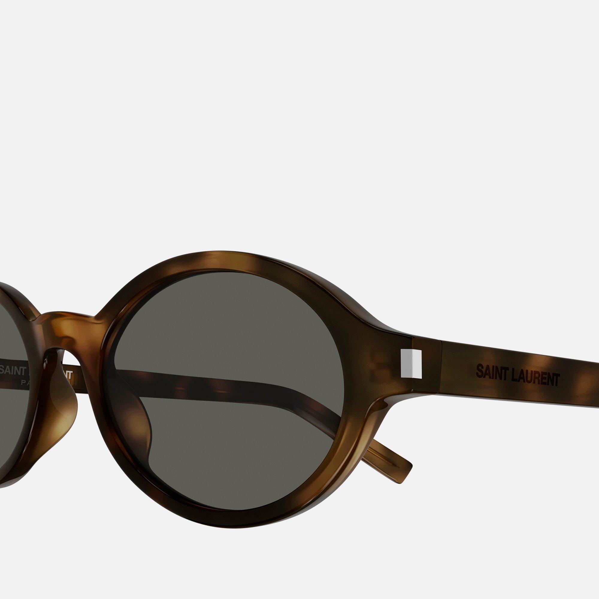 Havana - Saint Laurent - Women's Jeanne SG Oval Sunglasses - 4