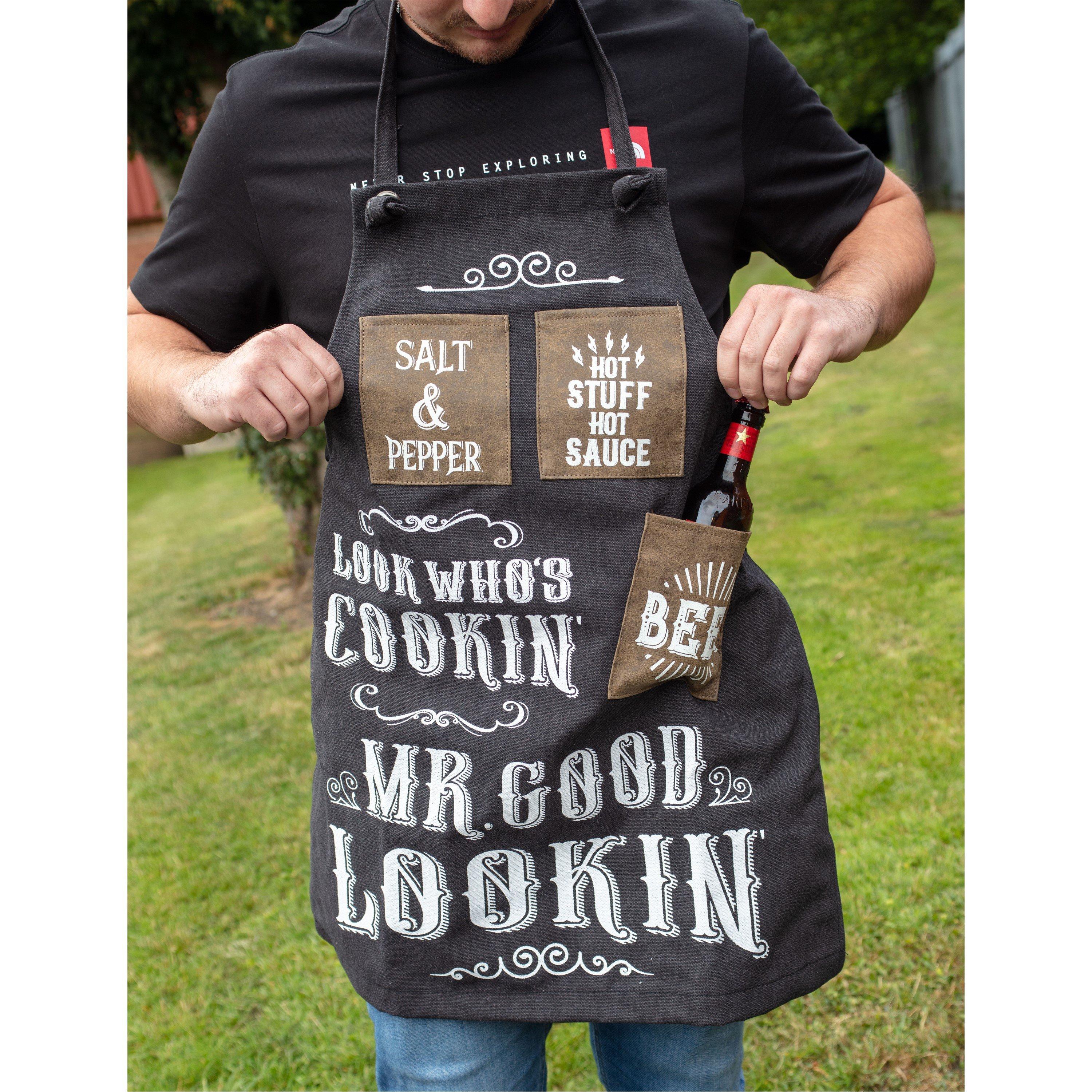 Multi - Boxer Gifts - Mr. Good Lookin Apron - Premium BBQ Chef Apron - 2