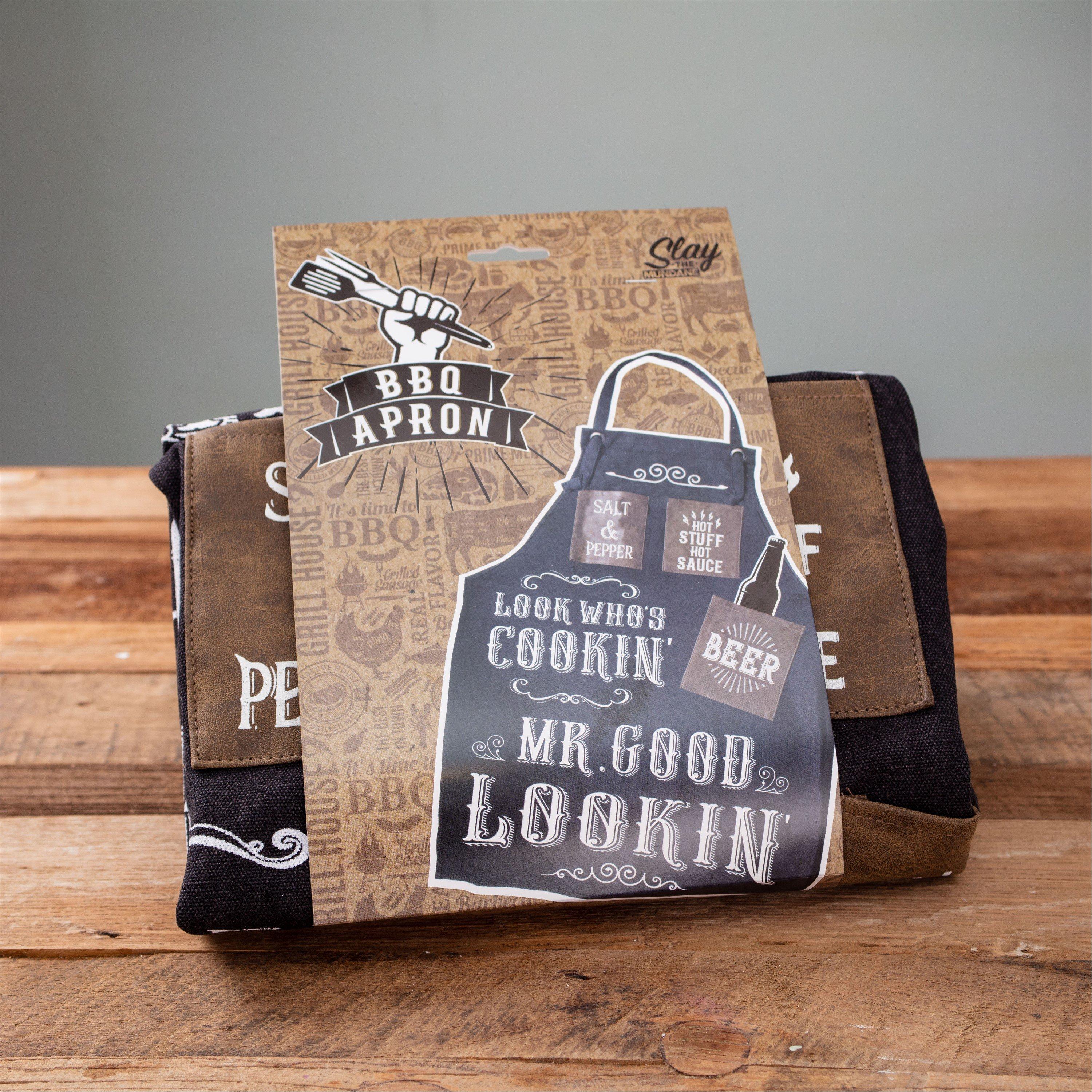 Multi - Boxer Gifts - Mr. Good Lookin Apron - Premium BBQ Chef Apron - 5