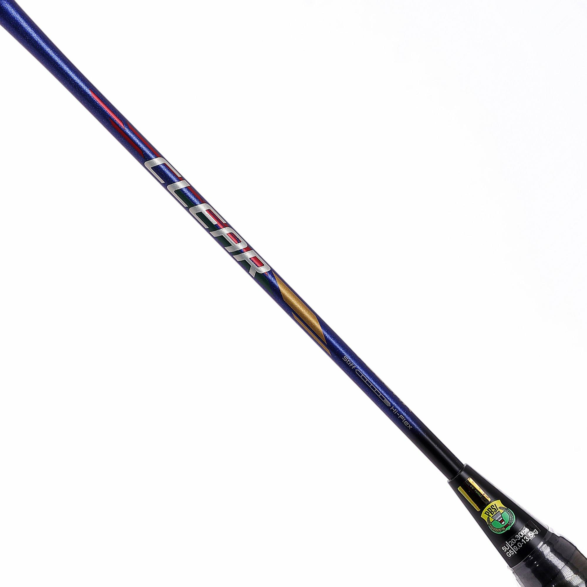 Blue - Yonex - Clear Badminton Racket - 5