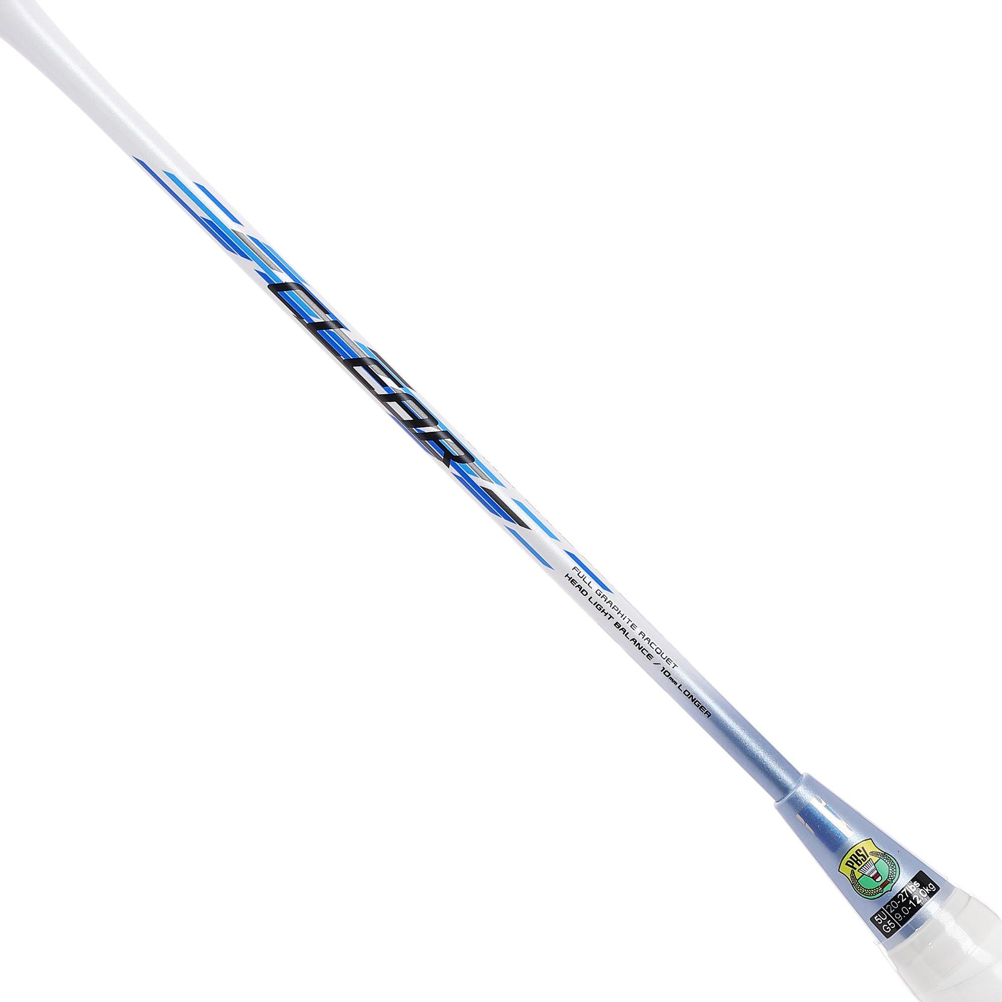 White - Yonex - Clear Badminton Racket - 5