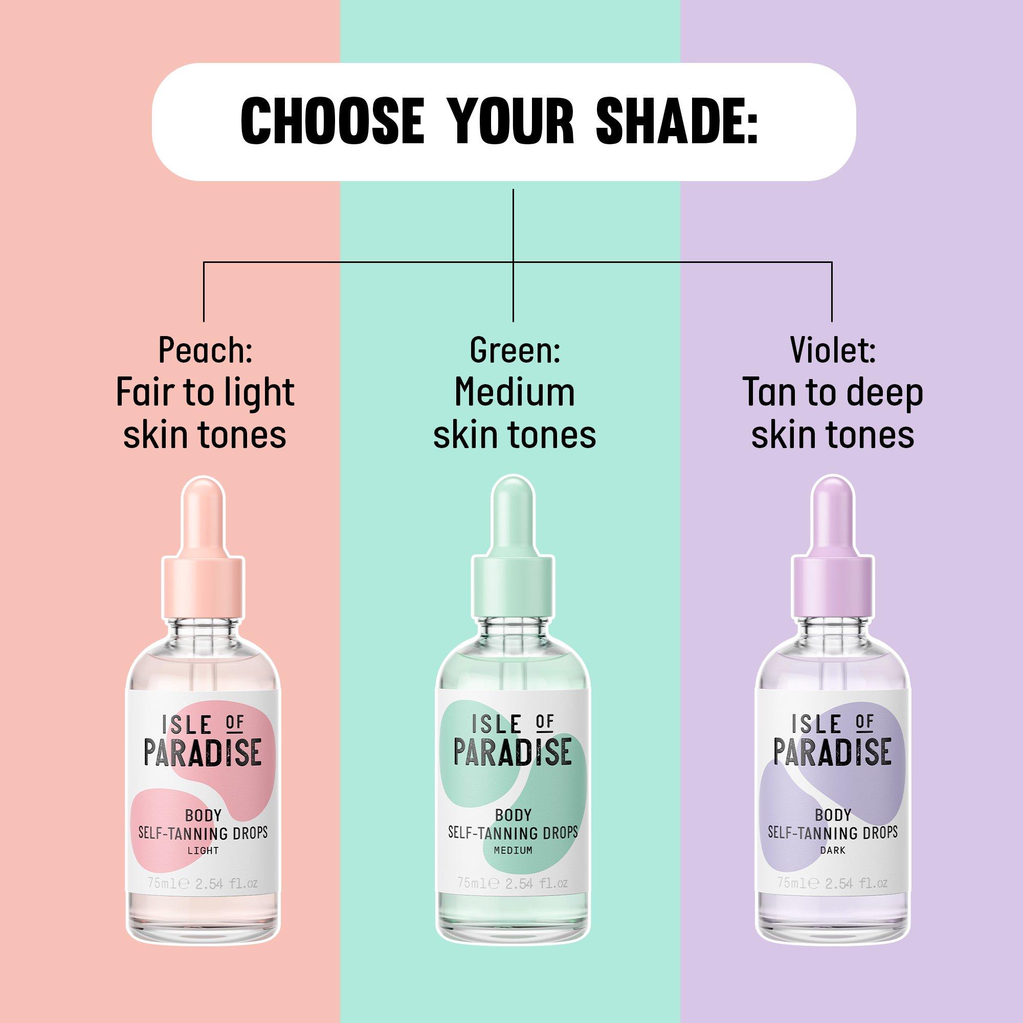 Medium - Isle of Paradise - Self-Tanning Body Drops - 6