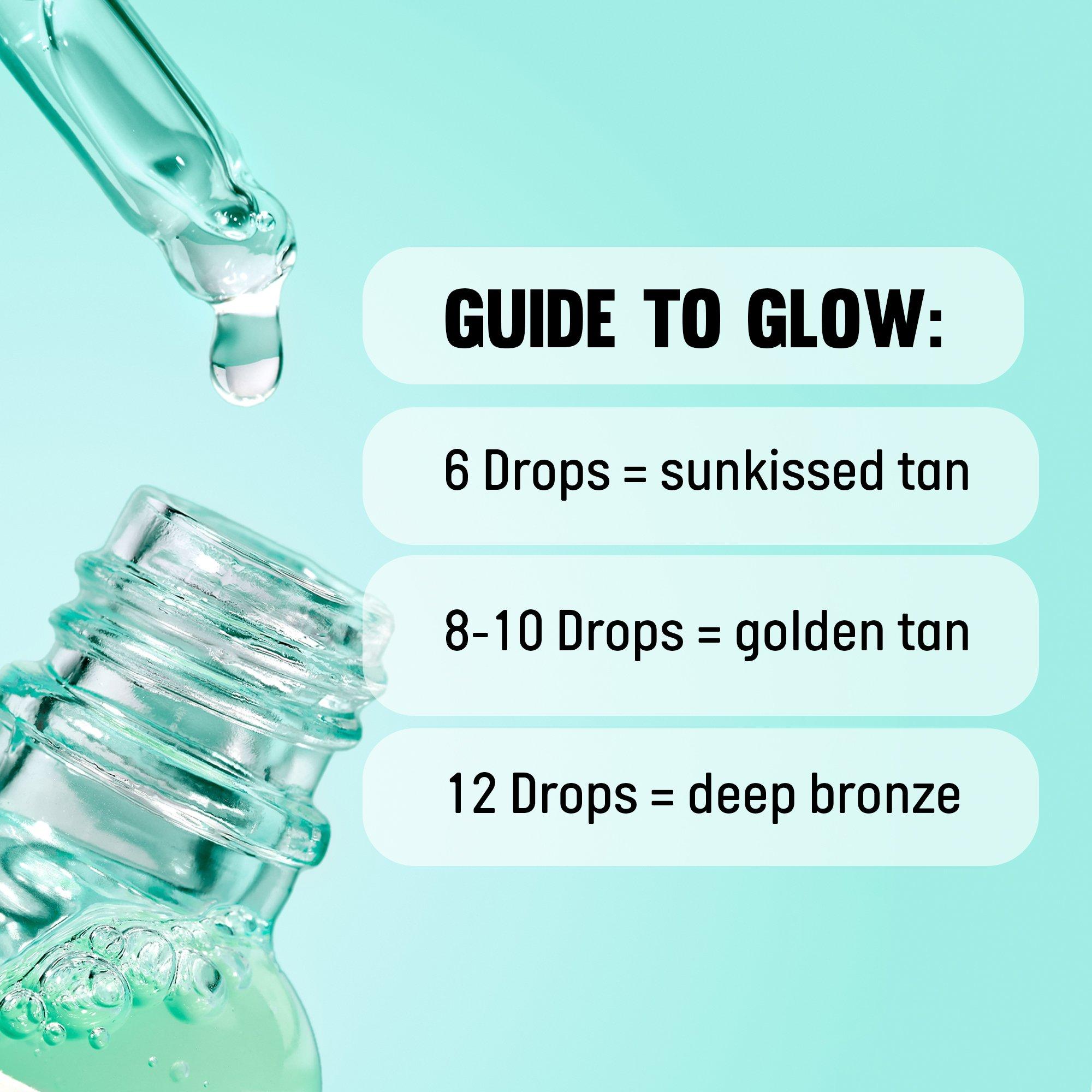 Medium - Isle of Paradise - Self-Tanning Body Drops - 7
