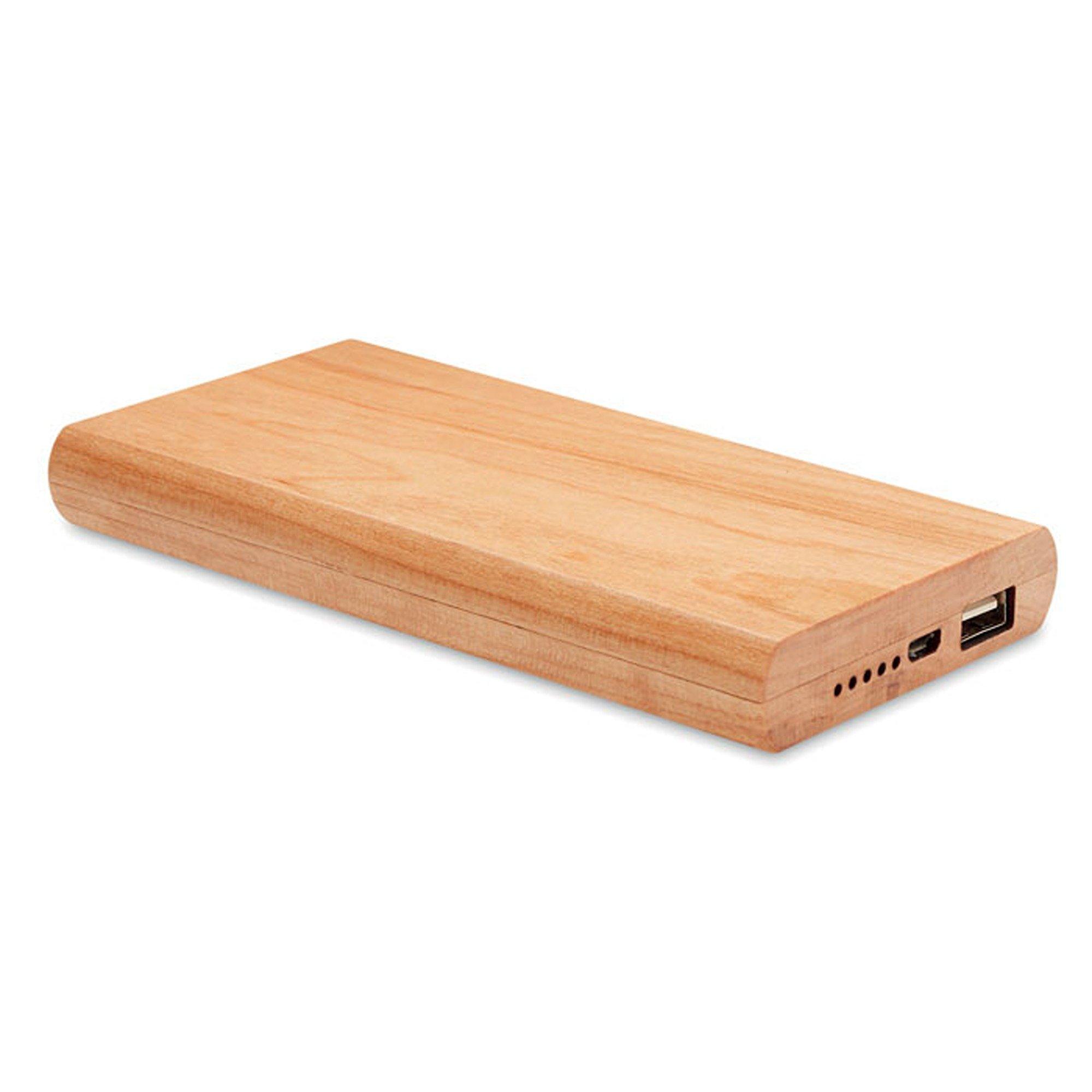 Beige - Treat Republic - Bamboo Explorer Powerbank - 1