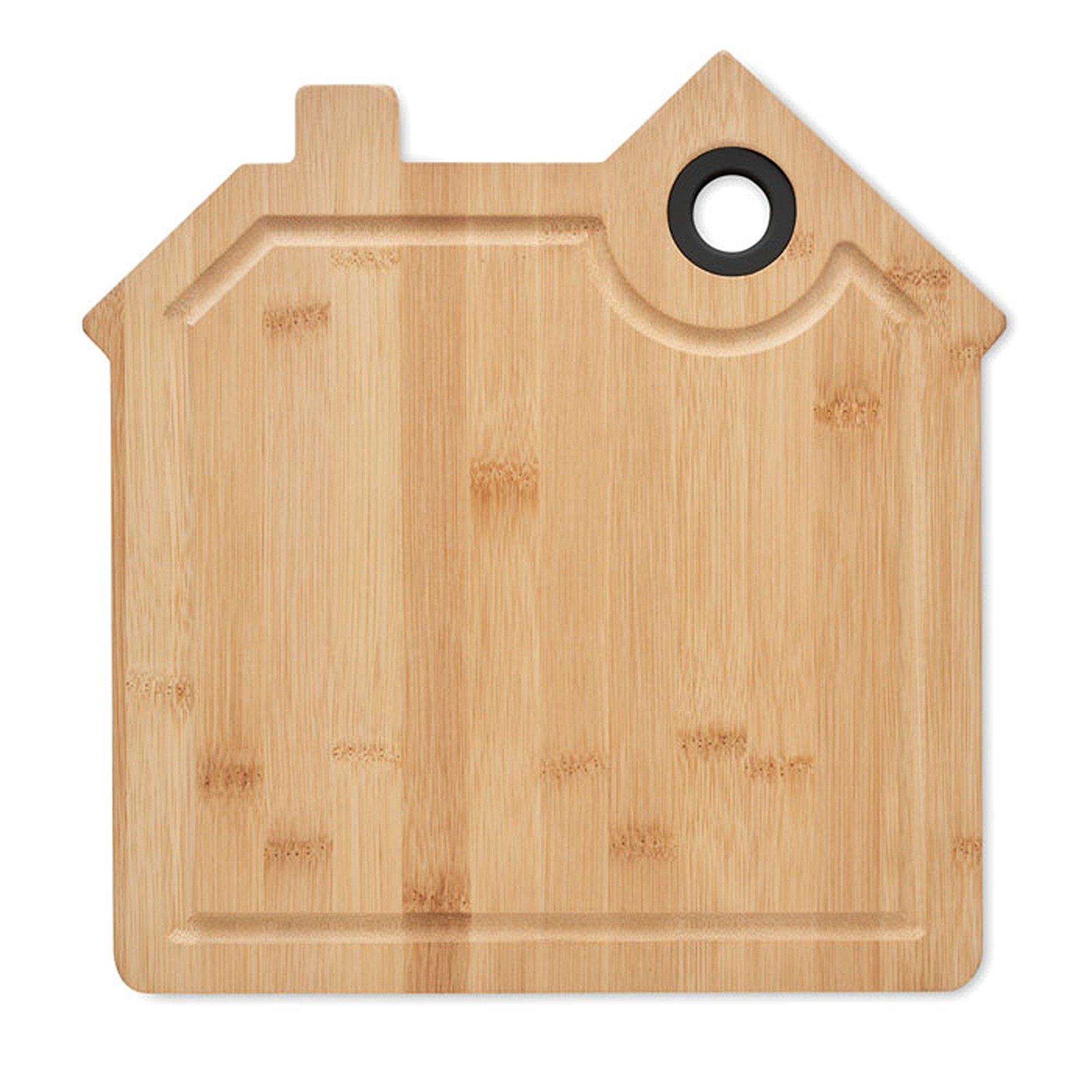 Treat Republic  Bamboo House Chopping Board - Beige - Standard
