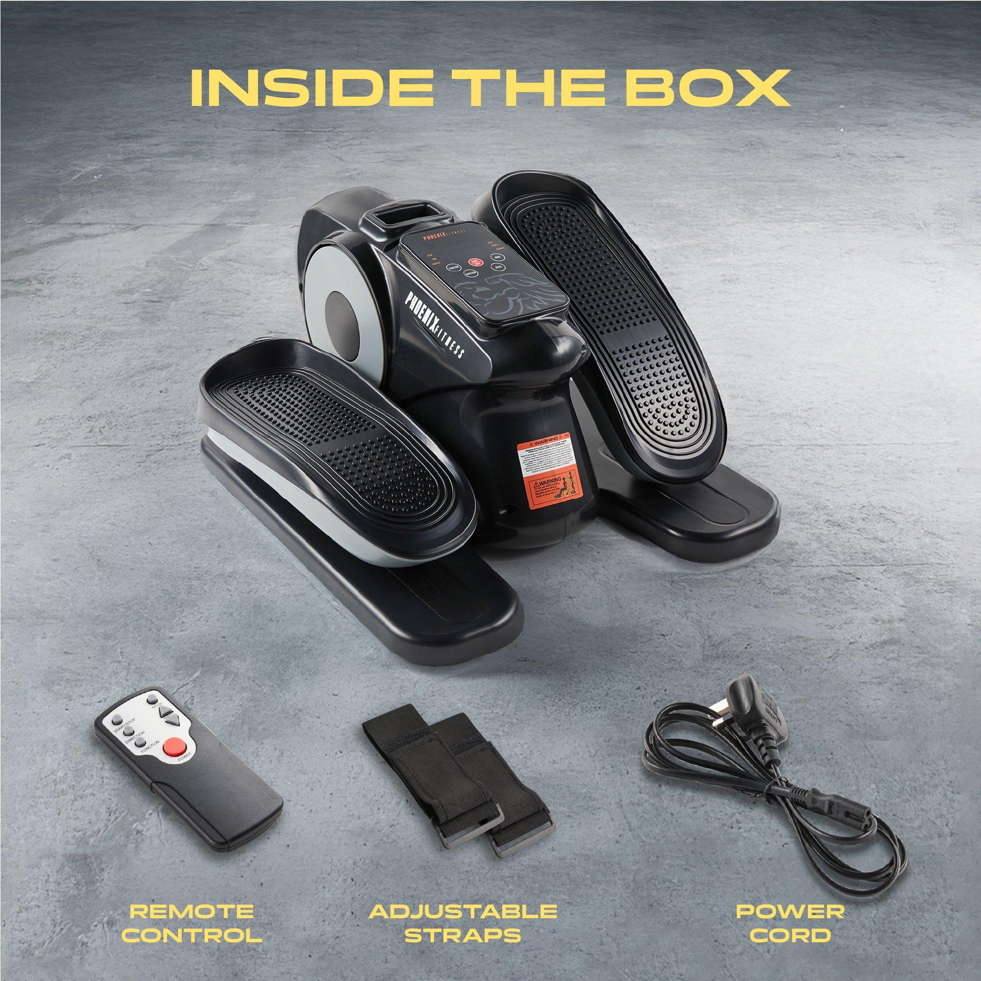 Black - Phoenix Fitness - Under Desk Elliptical Machine - 2